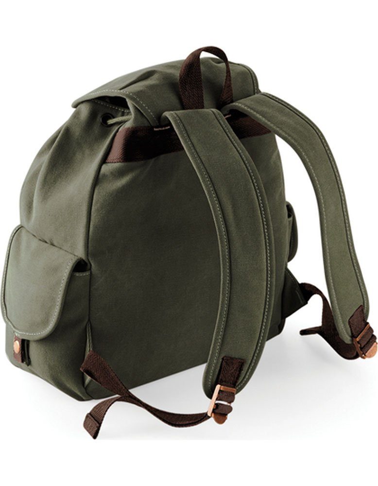 Quadra Rucksack Daypack Rucksack Segeltuch Sahara Vintage Wanderrucksack Canvas Backpack