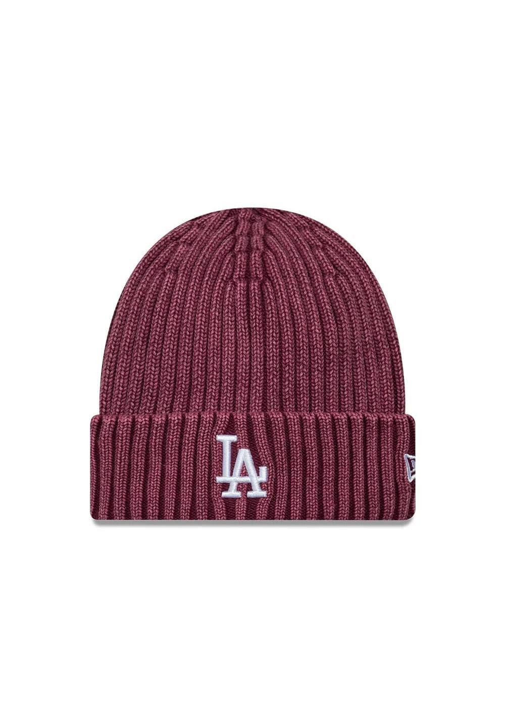 New Era Beanie Los Angeles Dodgers Washed Cuff Knit Beanie New Era Dunkelrot (1-St)