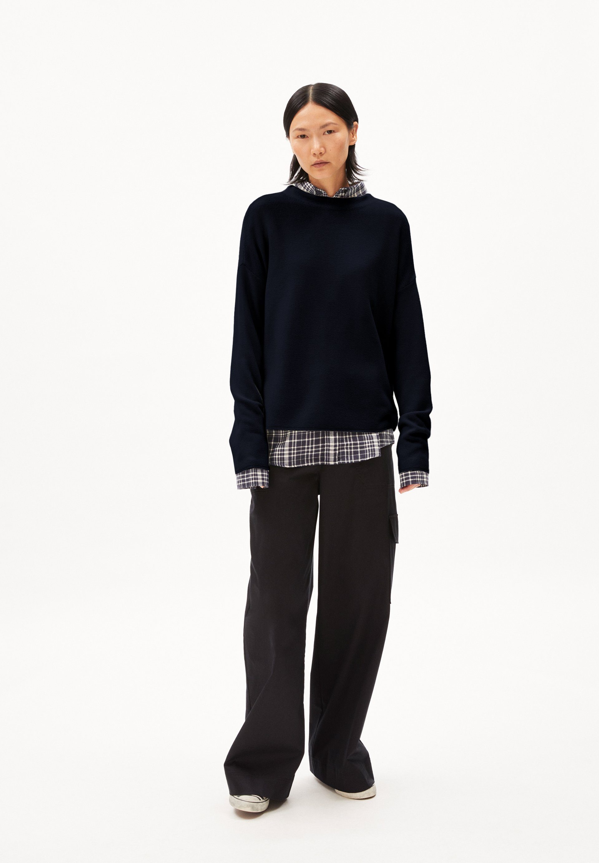 Armedangels Strickpullover MERINAA LINKS LINKS Damen (1-tlg)