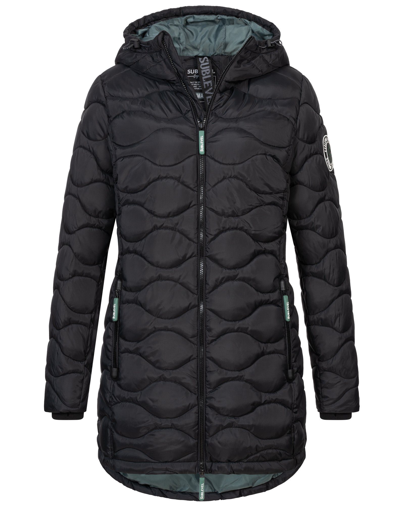 SUBLEVEL Steppjacke Damen Winter Jacke Mantel Parka Steppjacke Steppmantel Wintermantel