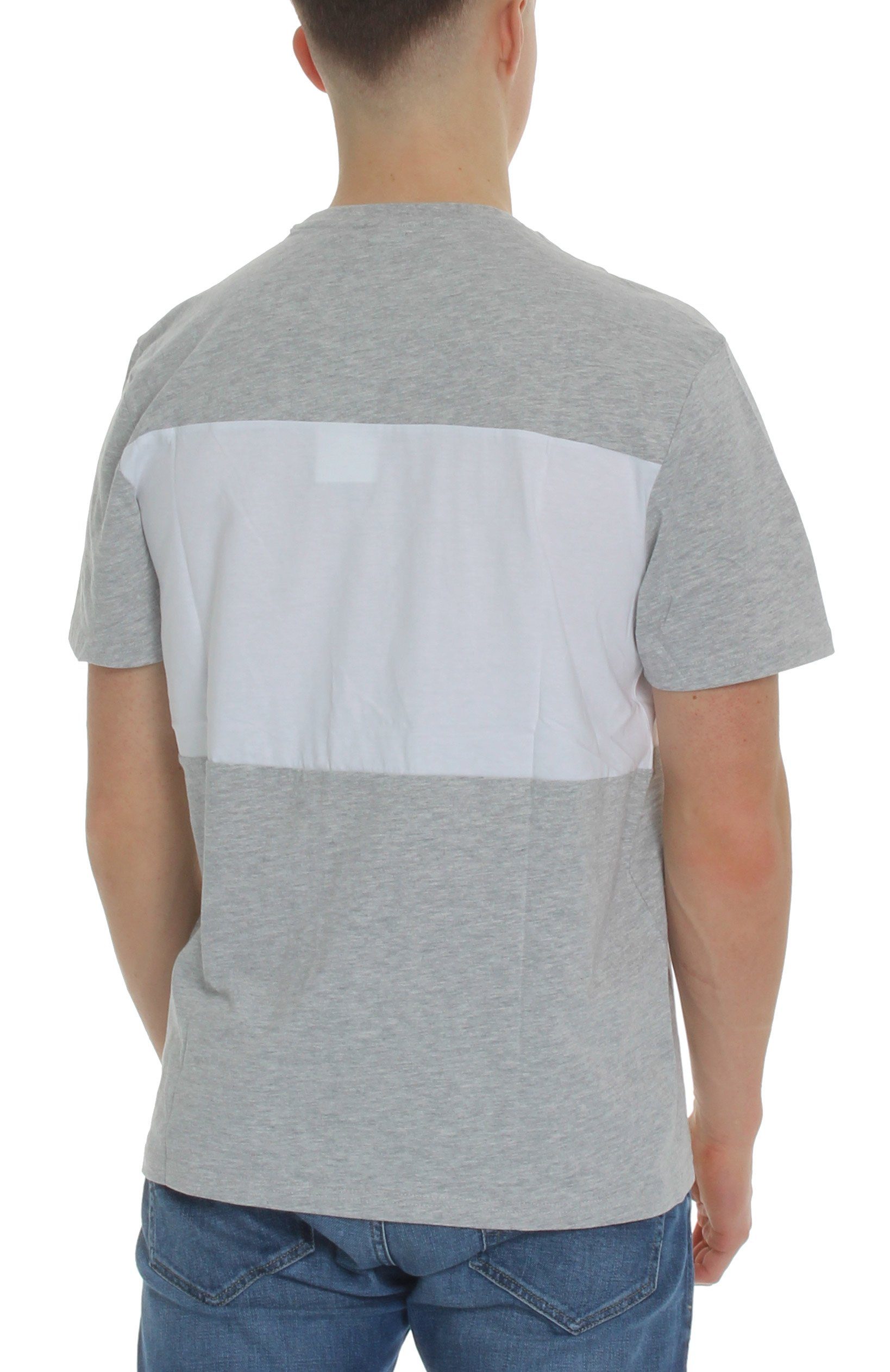 Fila T-Shirt White Mel Bright A068 Grey Bros T-Shirt Mehrfarbig DAY Fila Light Herren TEE 681244