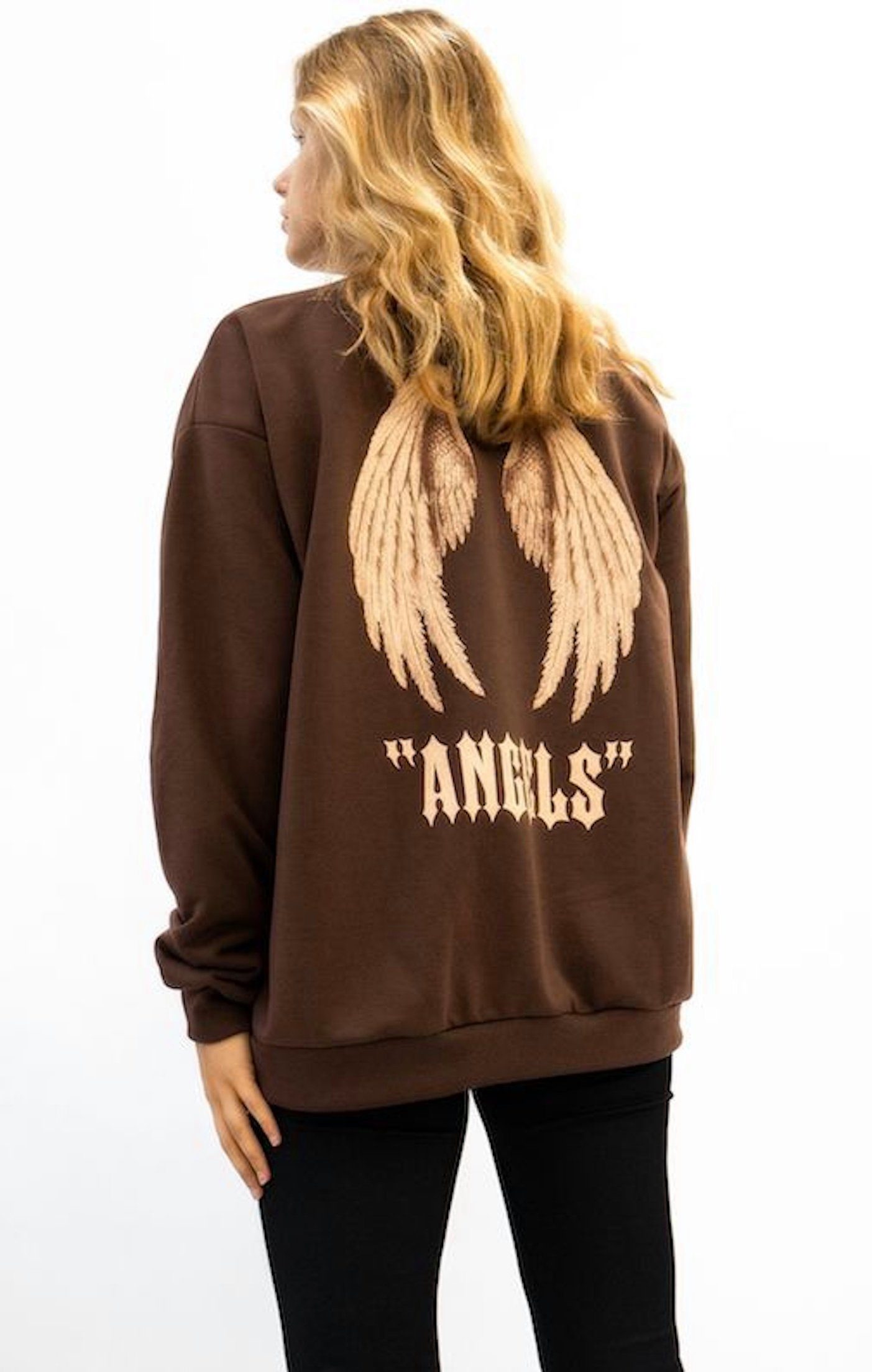 Worldclassca Longsweatshirt Worldclassca Sweatshirt Oversized Sweater Shirt Langarmshirt Pullover