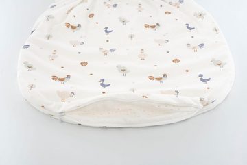 Träumeland Babyschlafsack Außenschlafsack LIEBMICH Kikeriki, in den Größen 50/56-80/86 cm