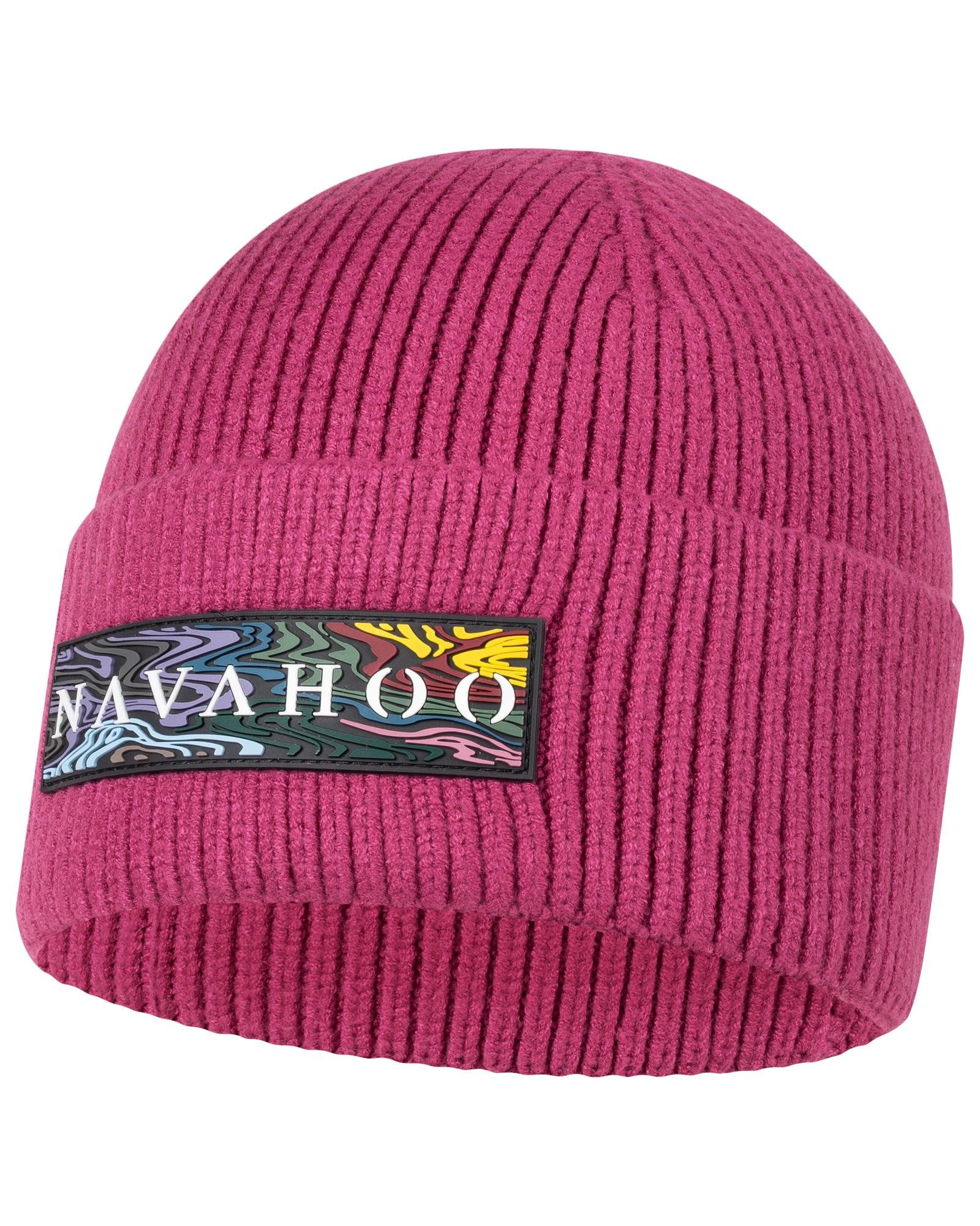 Navahoo Strickmütze Keksmagie 14 Stylische Mütze mit großem Logodruck