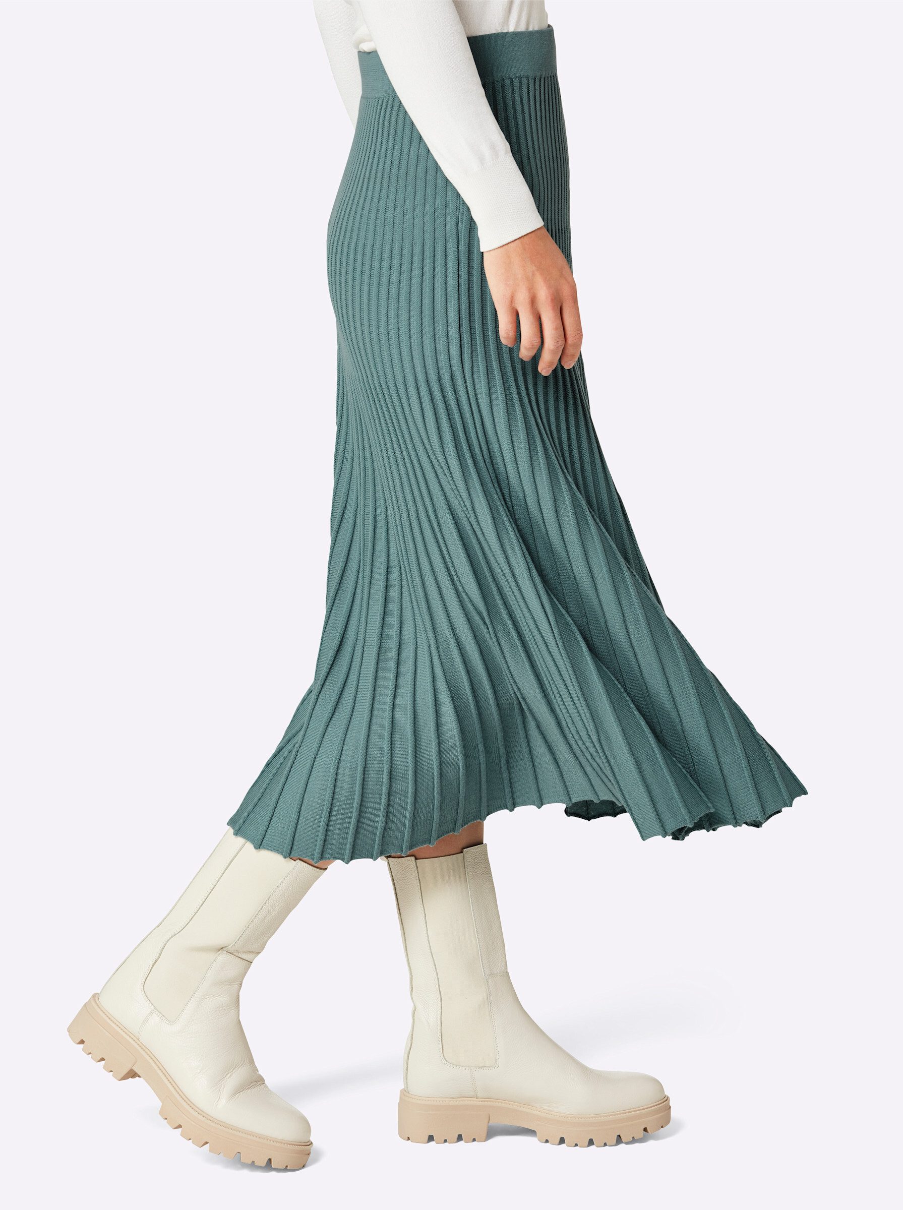 creation L Strickrock Merinowoll-Rock Länge ca. 80 cm günstig online kaufen