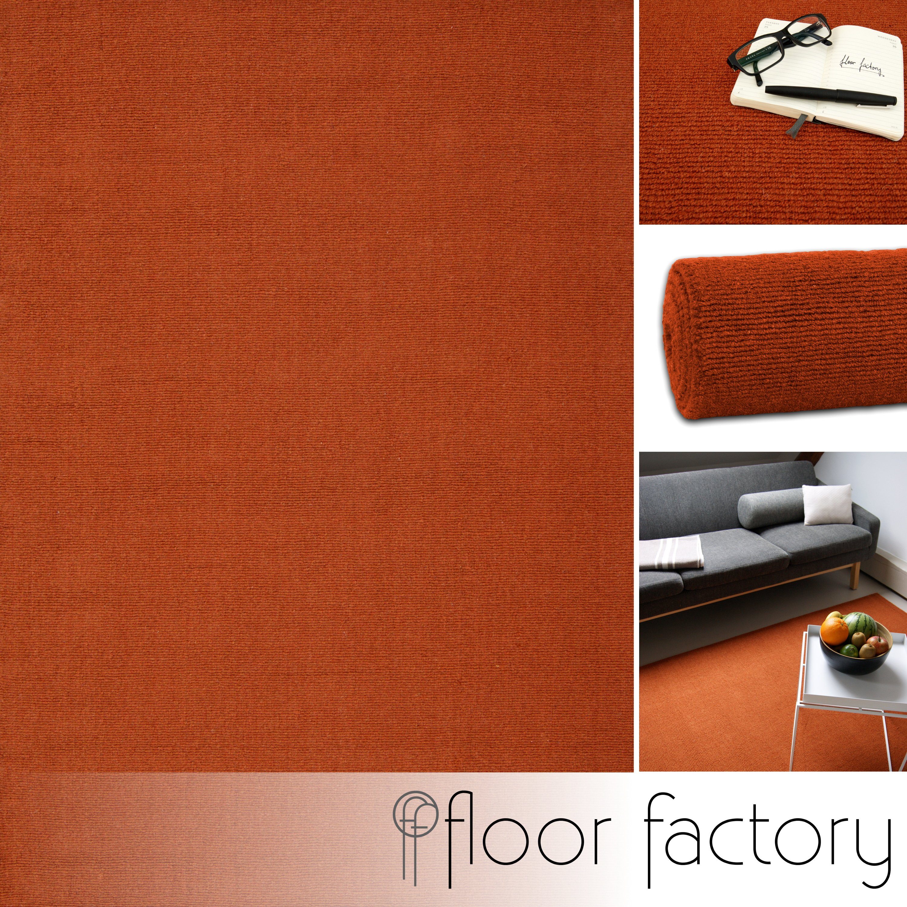 floor factory Wollteppich Loft, rechteckig, Höhe: günstig online kaufen