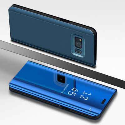 Numerva View Cover View Cover für Samsung Galaxy S8, Schutz Hülle Flip Cover Smart View Case