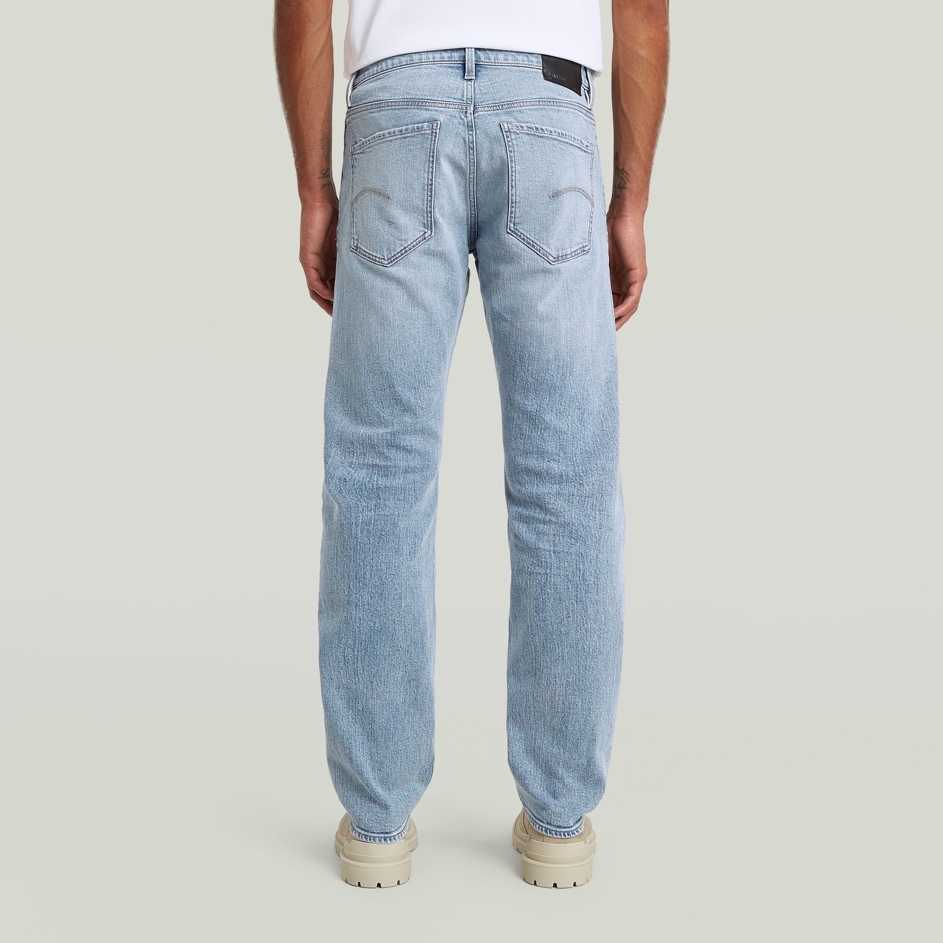 G-STAR Straight-Jeans Mosa Straight mit hellen Nähten günstig online kaufen
