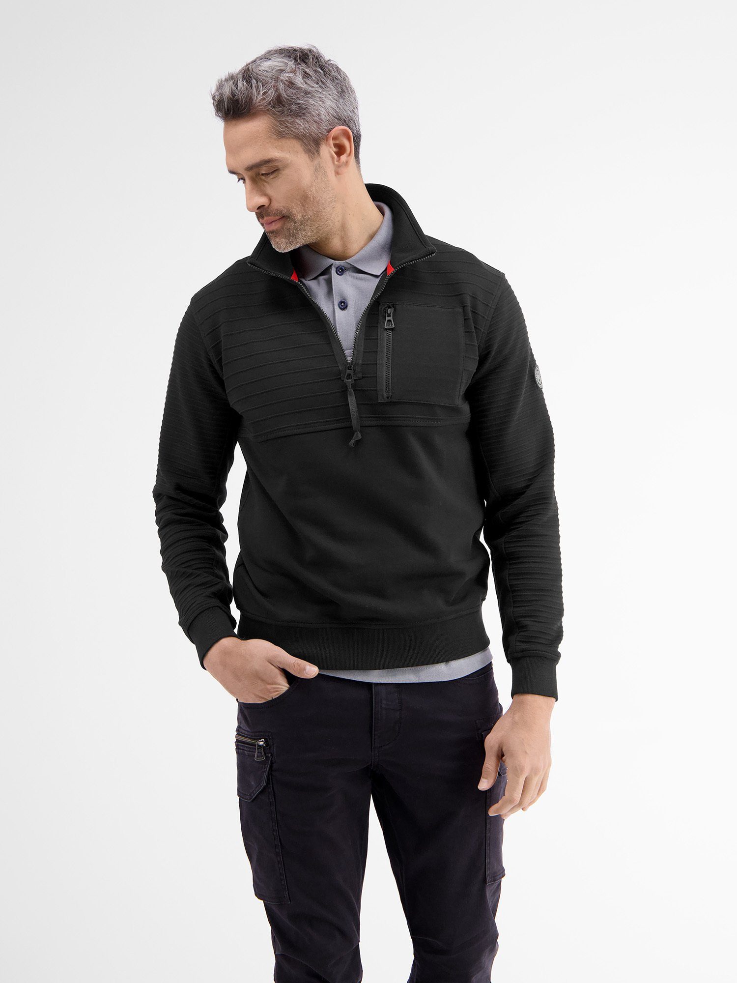 LERROS Sweatshirt LERROS Modischer Sweattroyer