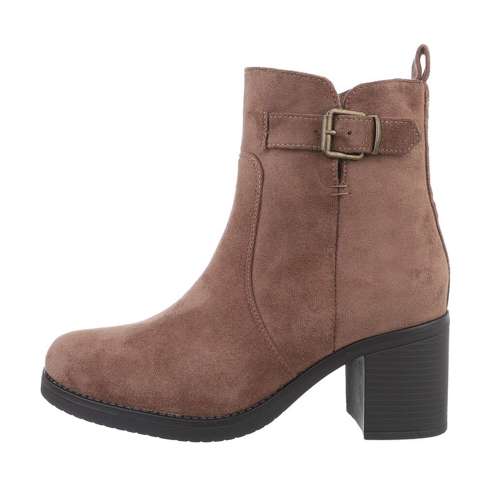 Ital-Design Damen Freizeit Stiefelette (85303580) Blockabsatz Klassische St günstig online kaufen