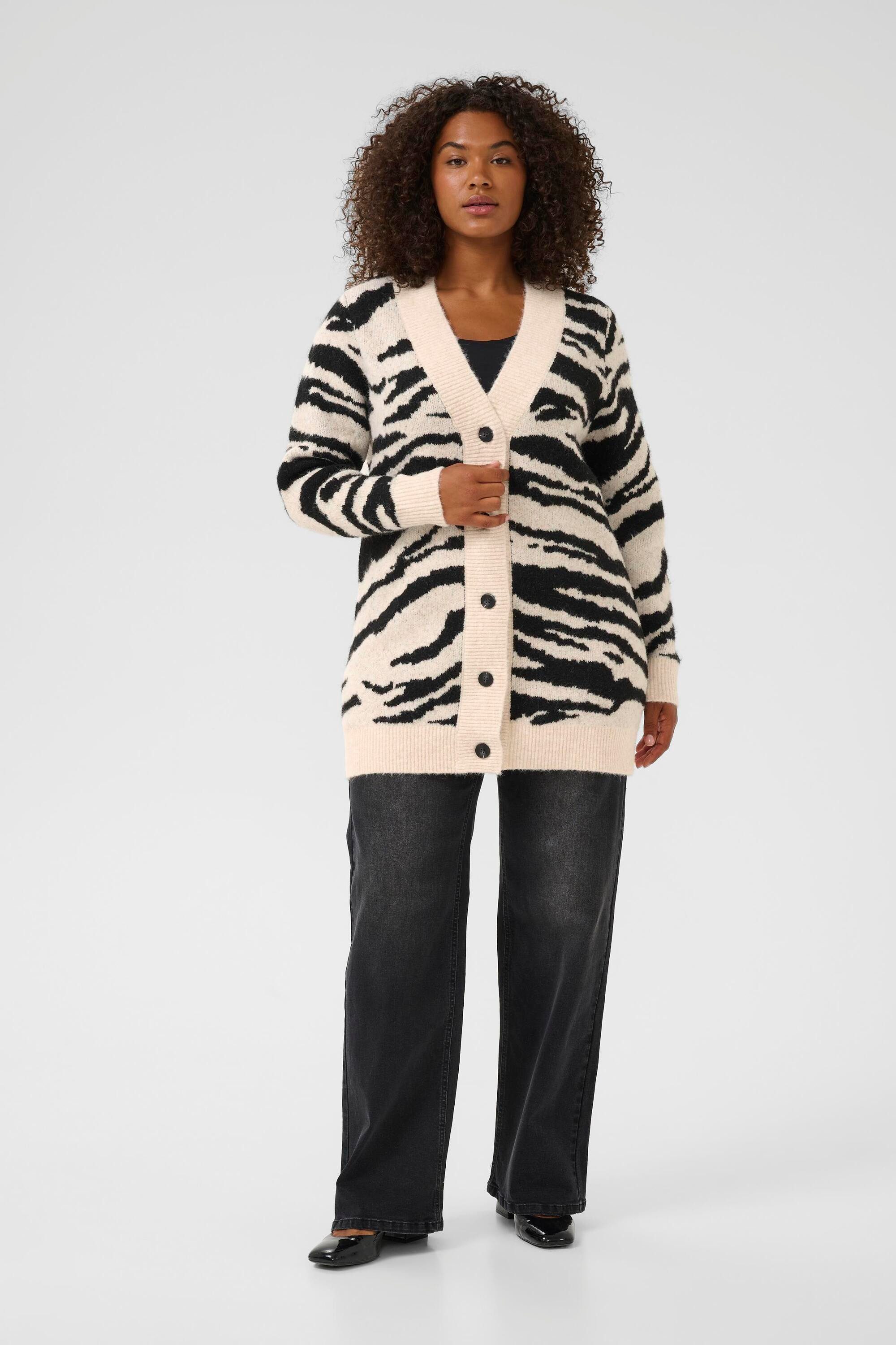 KAFFE Curve Cardigan Strickjacke KCsandia Große Größen