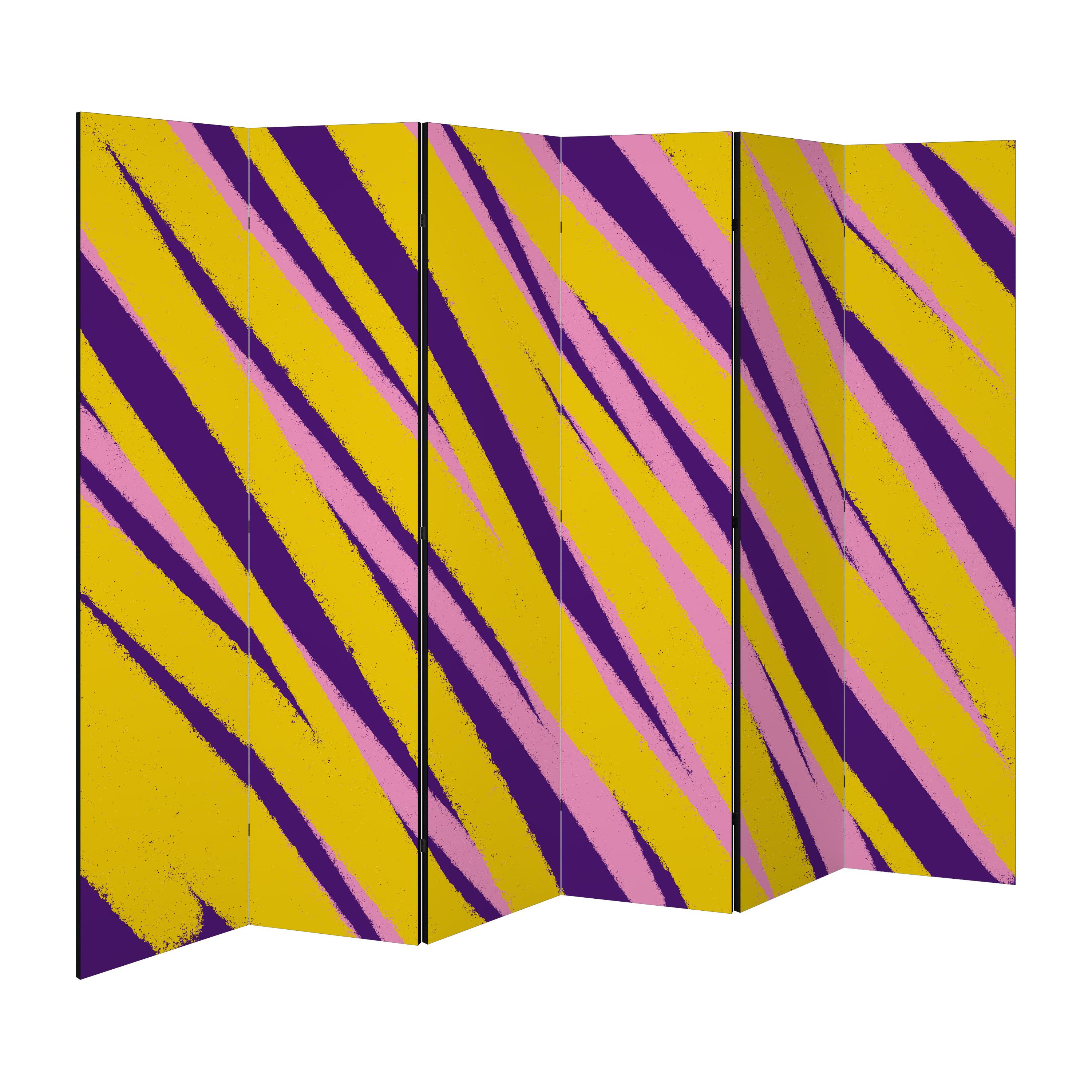 SPACEREBELS Paravent DREAMS COME TRUE (1 St), Raumteiler mit 6 Paneelen, beidseitig bedruckt, 228 x 168 cm