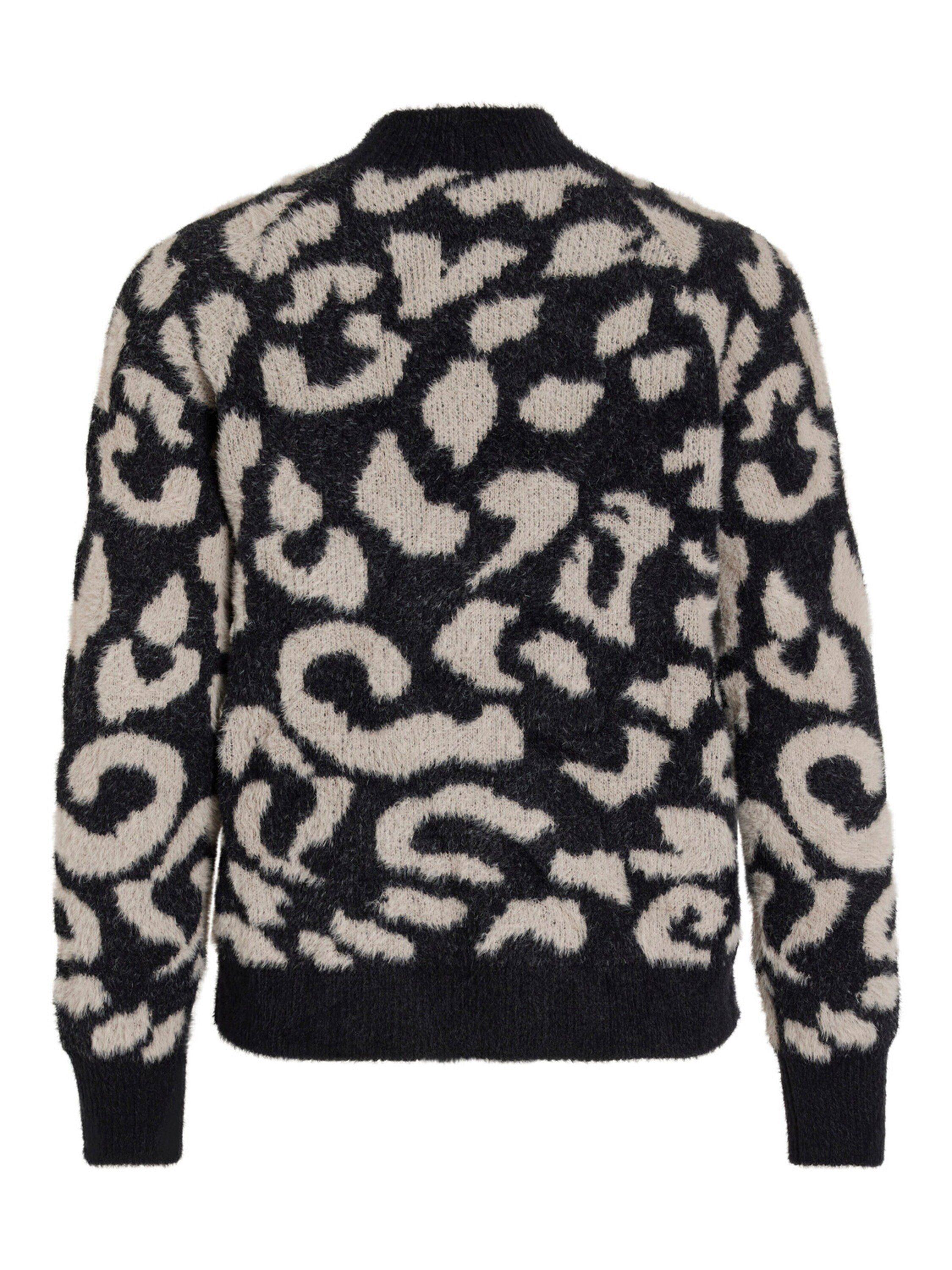 Vila Strickpullover (1-tlg) Plain/ohne Details