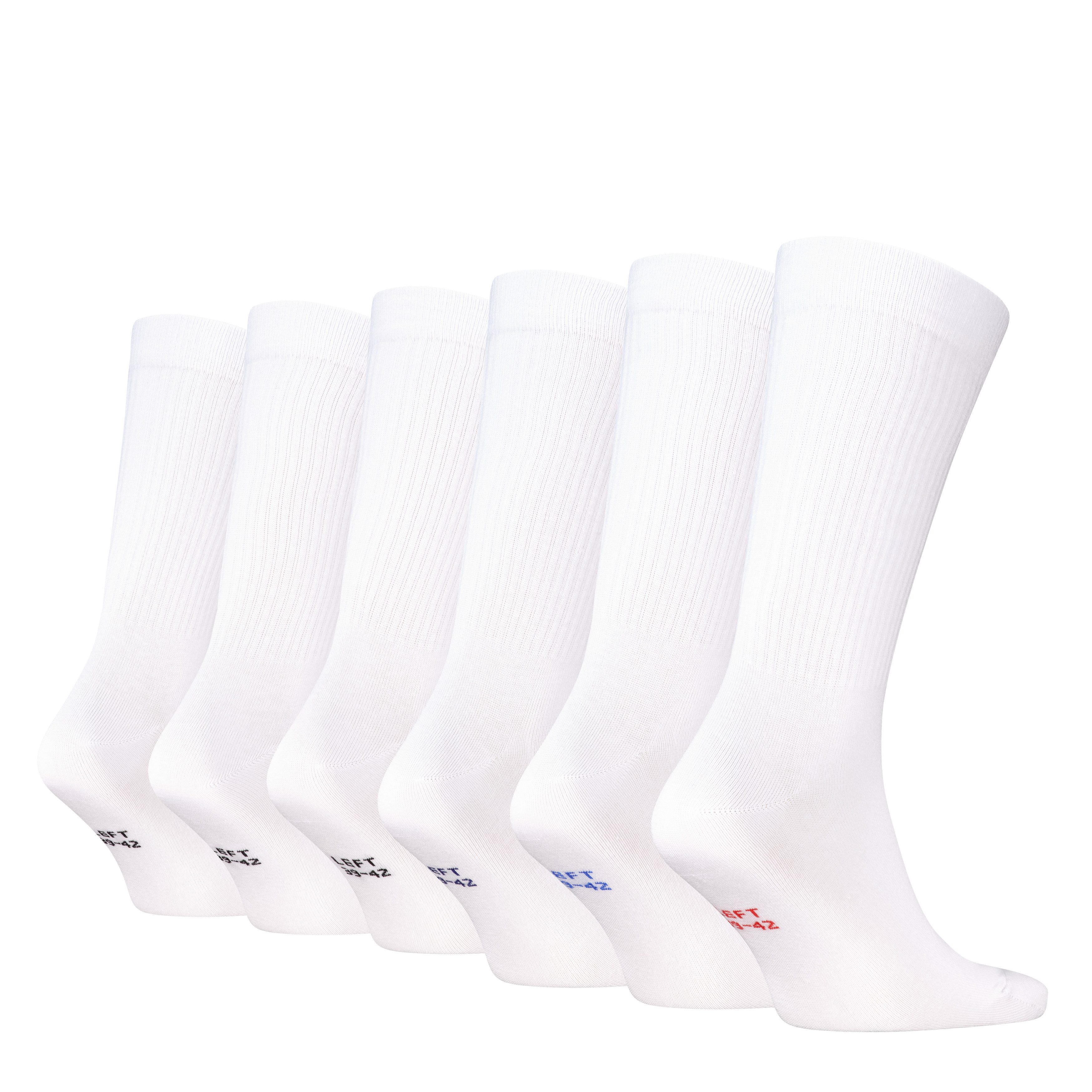 PUMA Socken (6-Paar) mit Rippenbündchen, Logo und Schriftzug günstig online kaufen