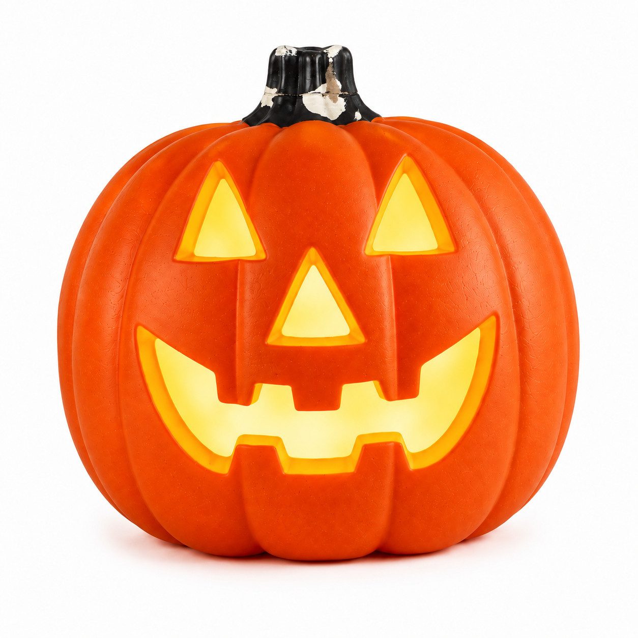 TK Gruppe LED-Dekofigur LED Kürbis Halloween Deko Beleuchtung – Leuchtender Kürbis Kunststoff (1 St)