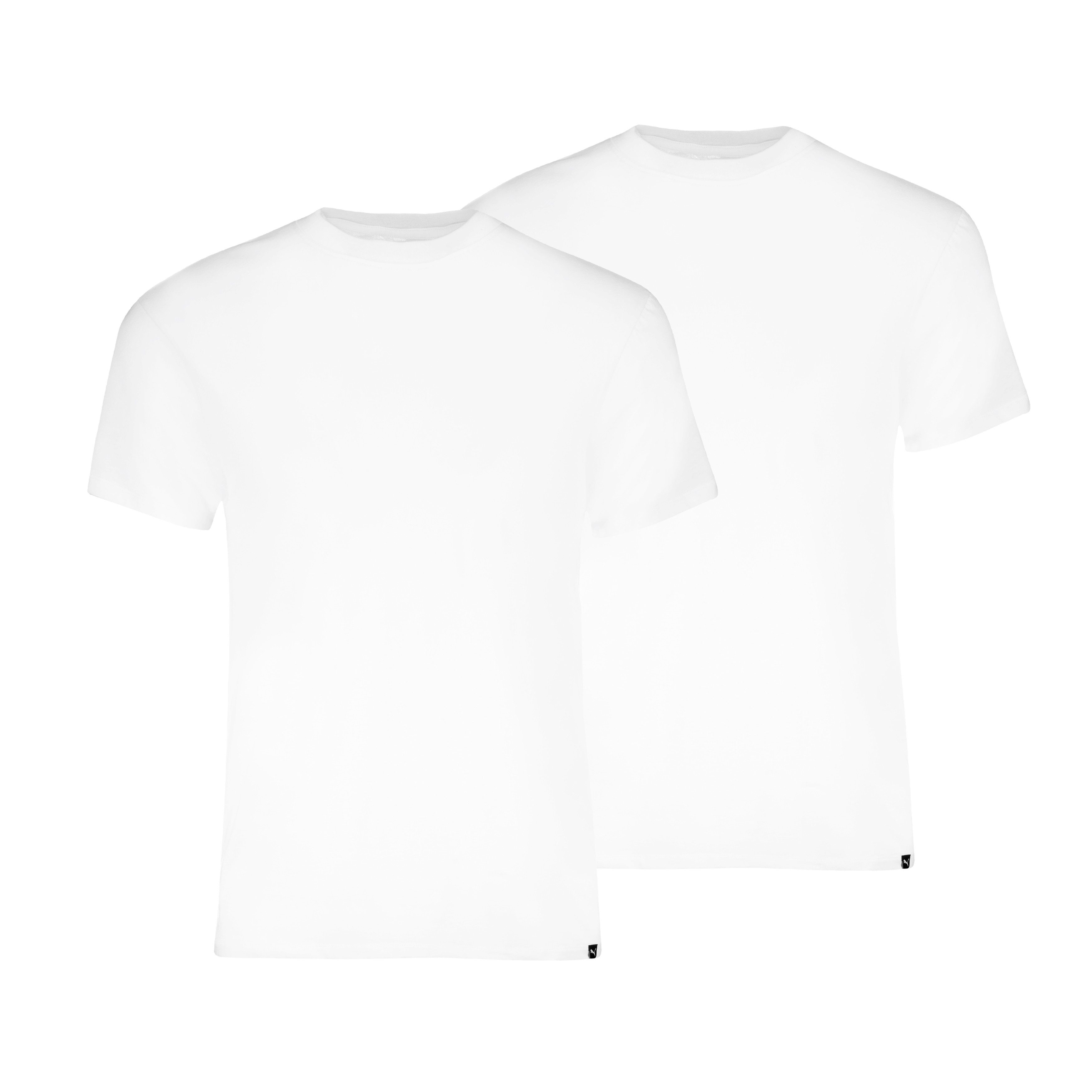 PUMA T-Shirt PUMA EVERYDAY CREW NECK TEE (2er Pack) mit kurzem Arm und Rundhalsausschnitt