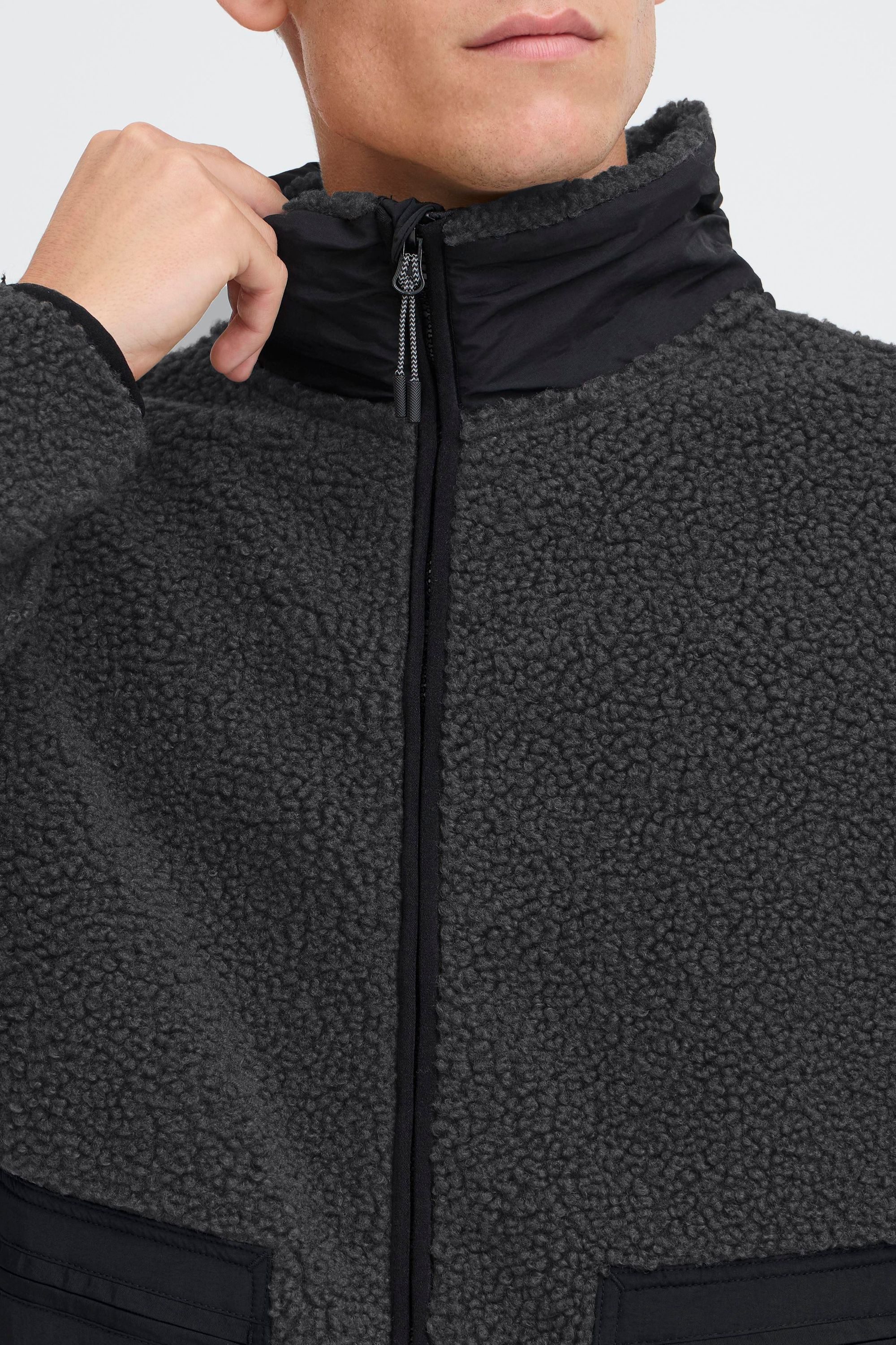 North Bend Plüschjacke NBGalonne M Teddy Jacket Modische Teddyjacke mit elastischen Bündchen