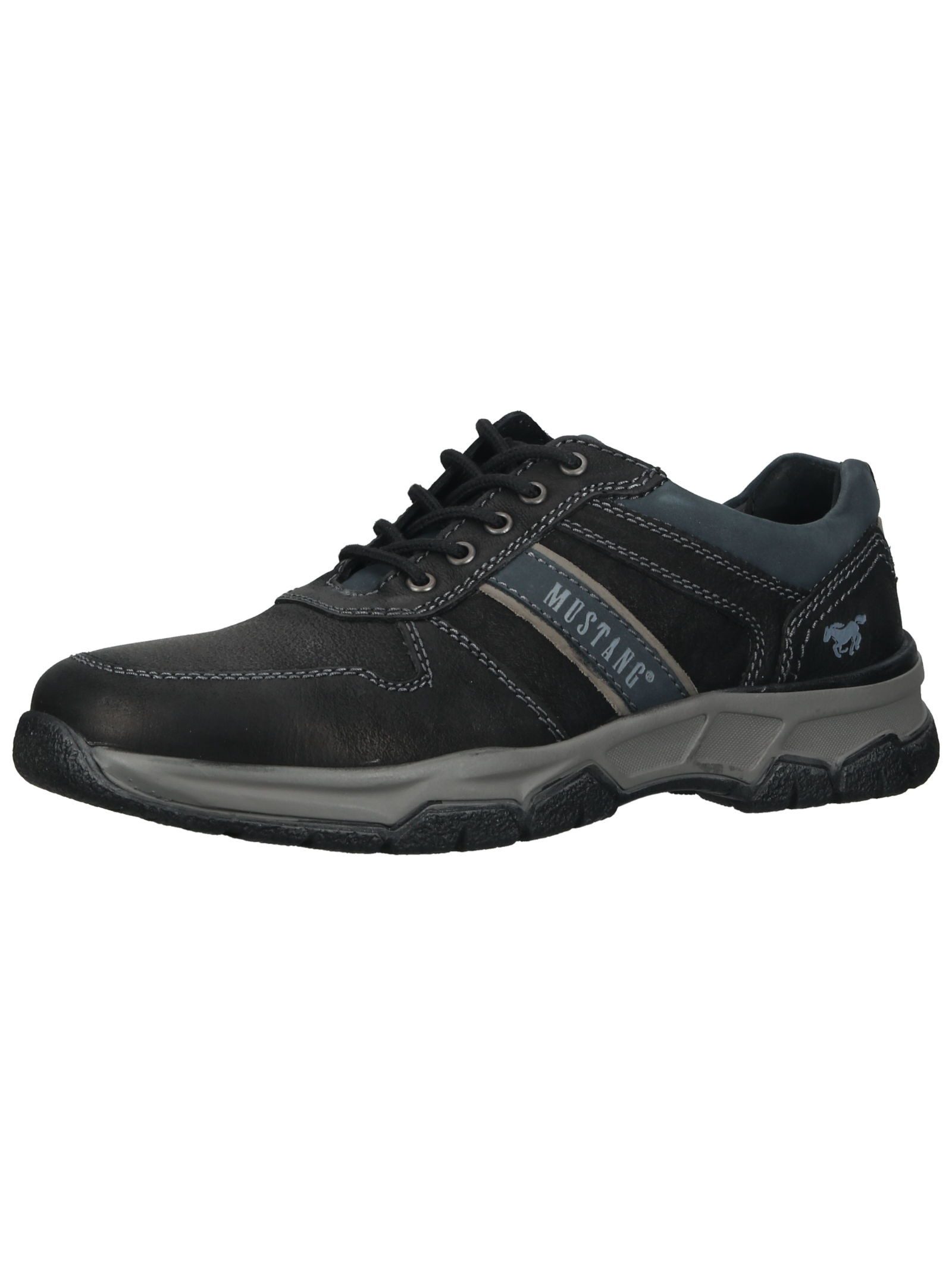 MUSTANG Halbschuhe Leder Schnürschuh günstig online kaufen