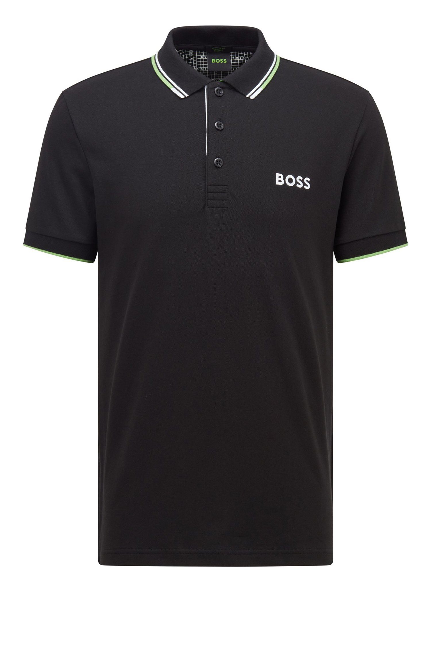 BOSS GREEN Poloshirt Paddy Pro (1-tlg) Schwarz (001)