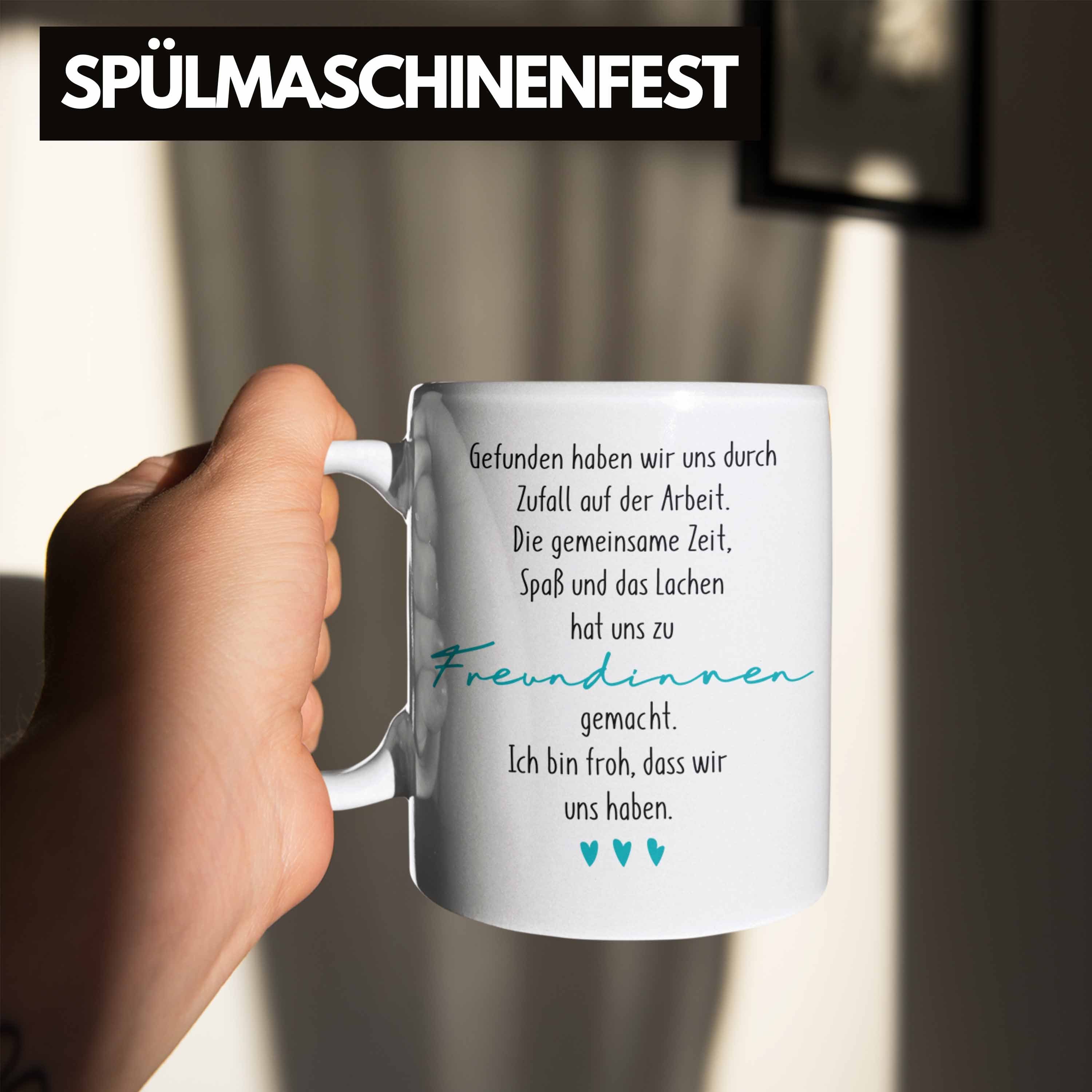 Trendation Tasse Trendation - Geschenkide Weiss Kollegin Beste Tasse Geschenk Arbeitskollegin