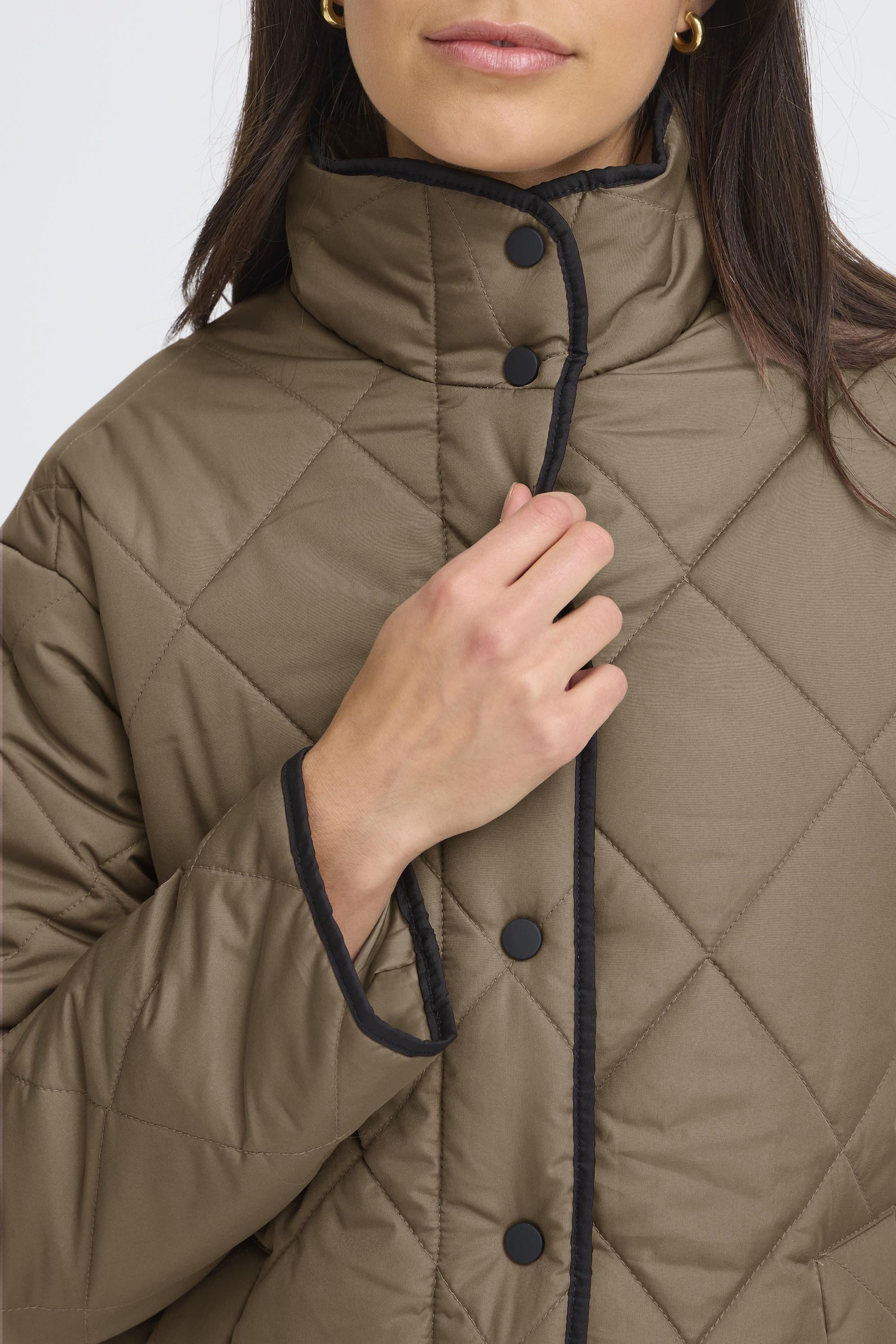 OXMO Steppjacke OXBelis Modische Loose Jacke