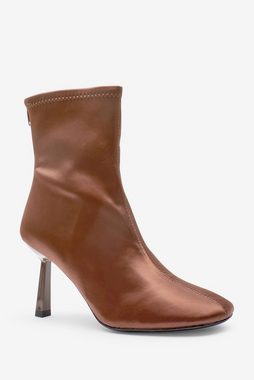 Next Sockenstiefel aus Satin mit Stilettoabsatz Chelseaboots (1-tlg)