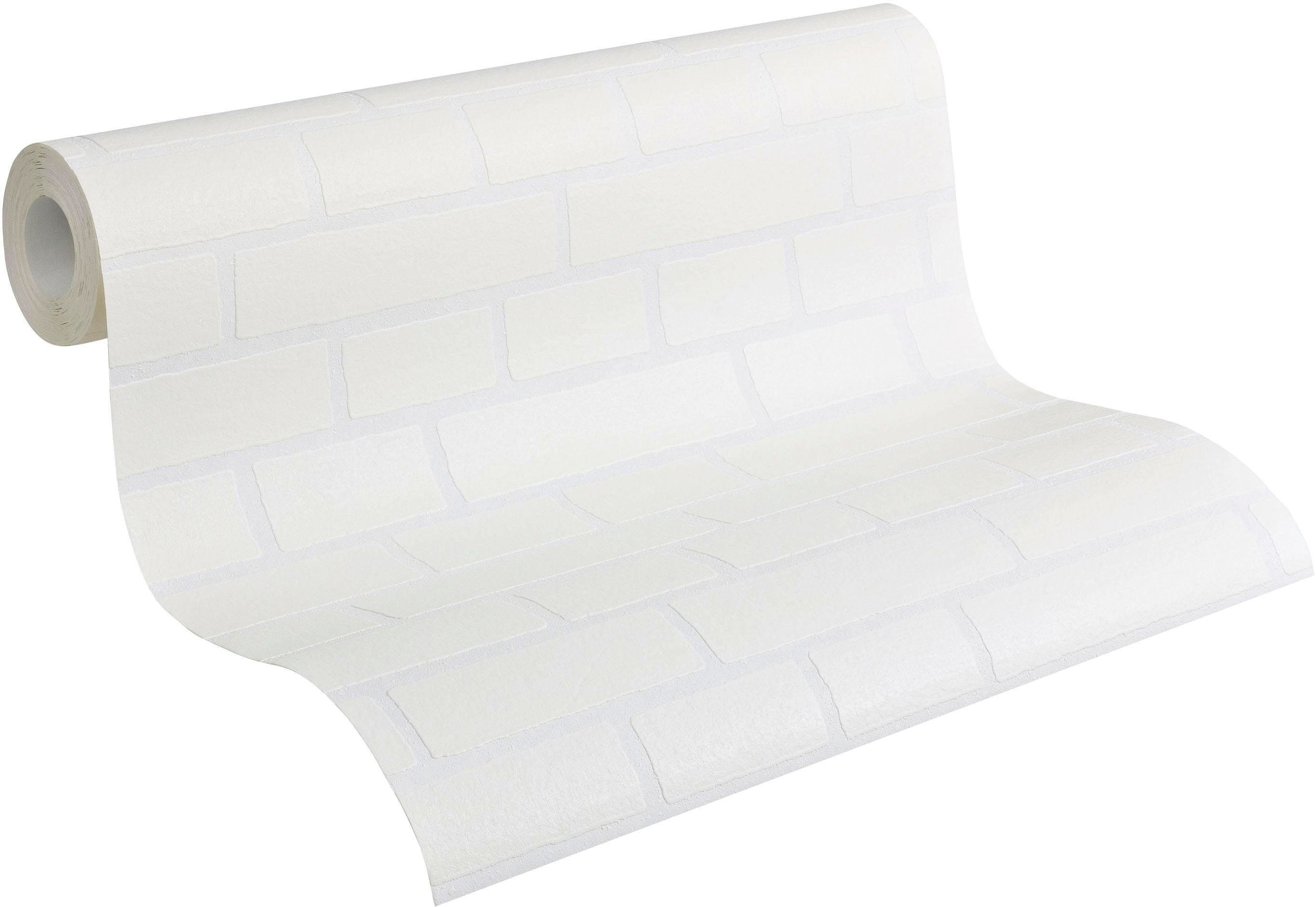 A.S. Création Vliestapete Meistervlies, strukturiert, Motiv, Steinoptik, gemustert, Uni Tapete Stein Überstreichbar Tapeten Wohnzimmer Schlafzimmer Design