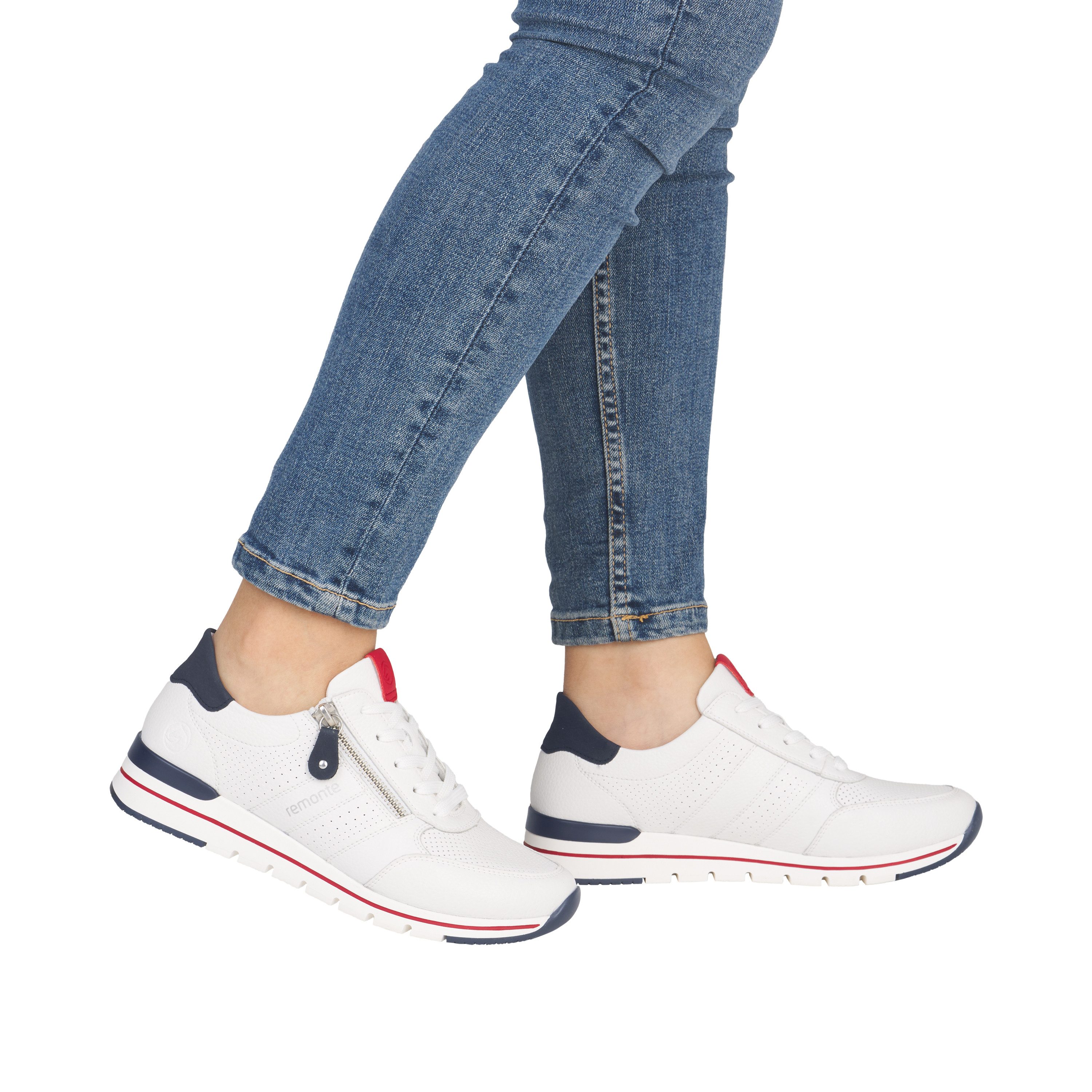 Remonte Keilsneaker mit gepolstertem Fußbett, Freizeitschuh, Halbschuh, Sch günstig online kaufen
