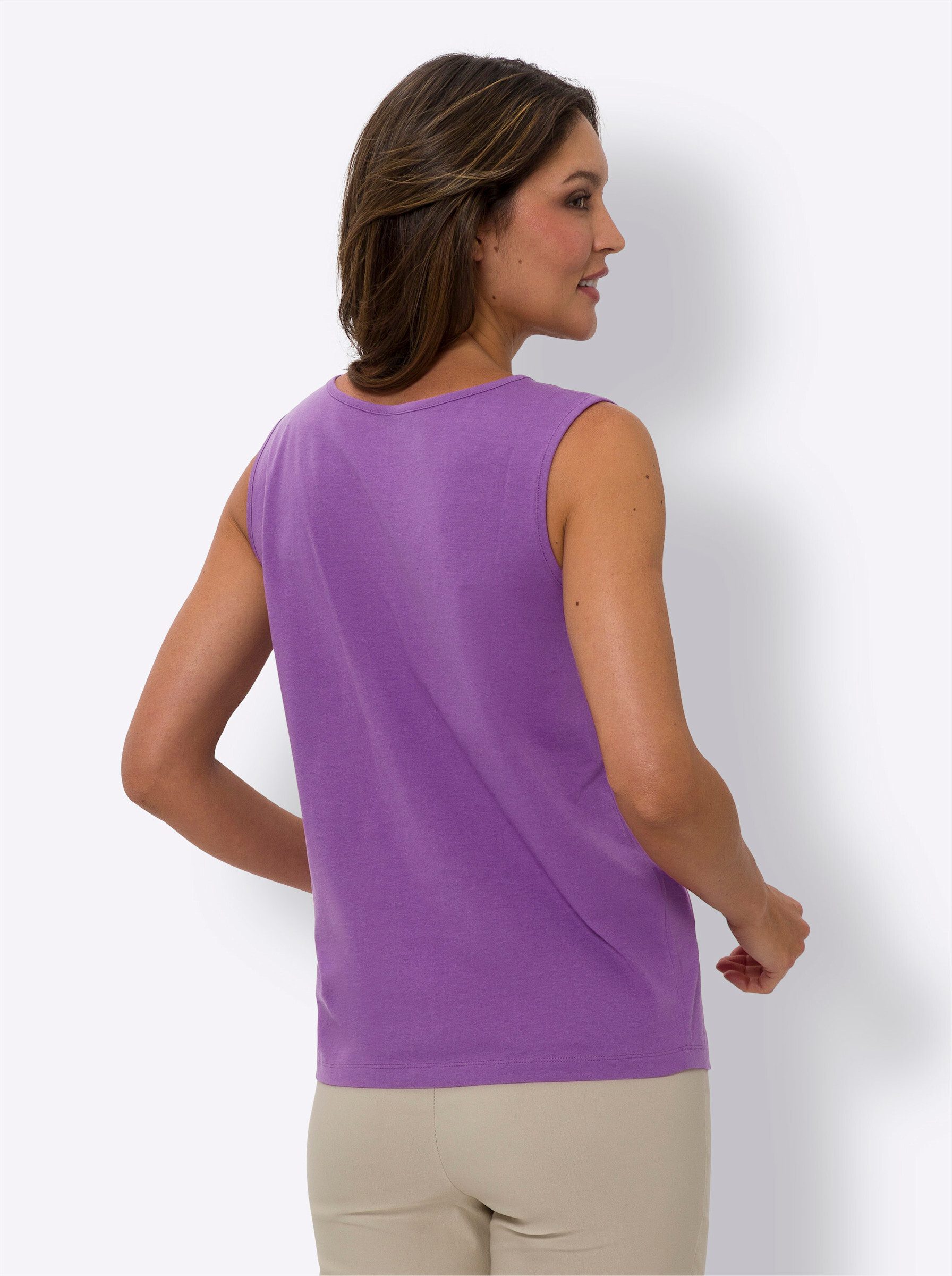 Sieh an! Shirttop Shirttop Ärmellos