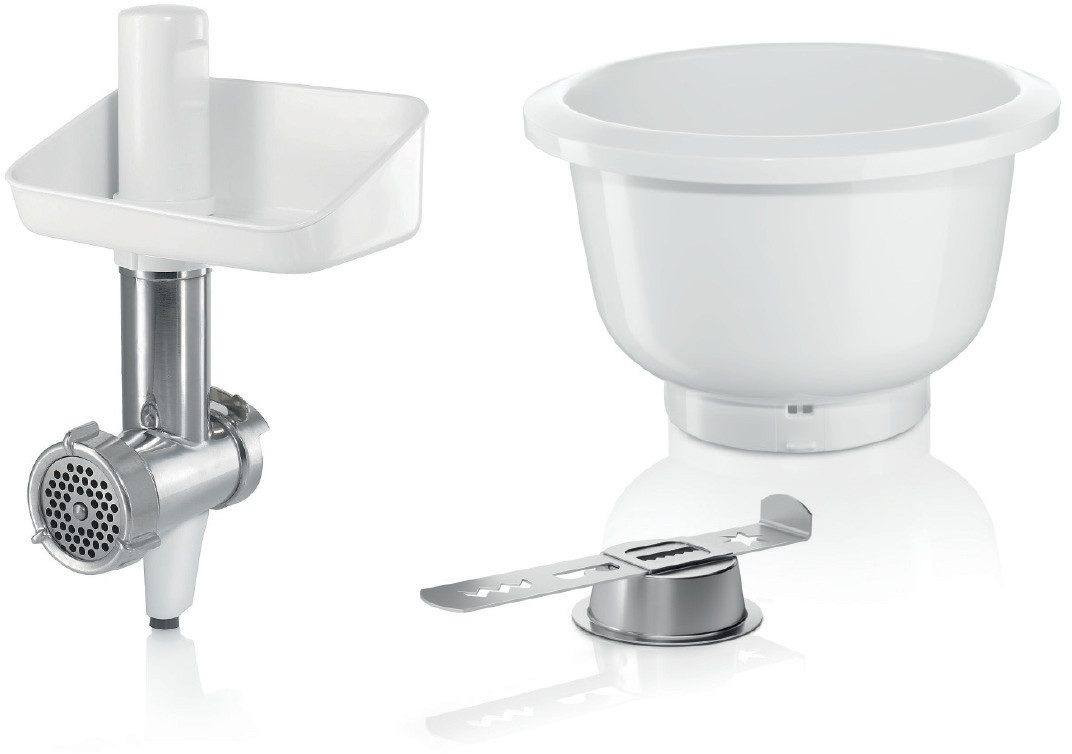 BOSCH Küchenmaschinen Zubehör-Set Lifestyle-Set BakingSensation MUZ5BS1, Zubehör für alle Bosch Küchenmaschinen MUM5…, mit Spritzgebäckvorsatz und Schüssel