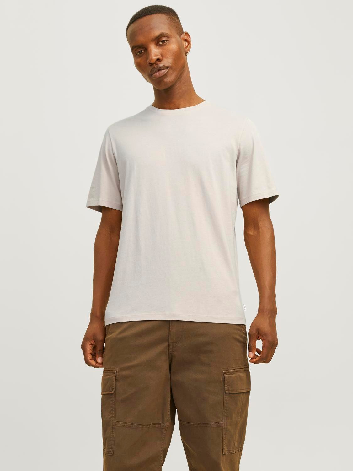 Jack & Jones Rundhalsshirt JJEORGANIC BASIC günstig online kaufen