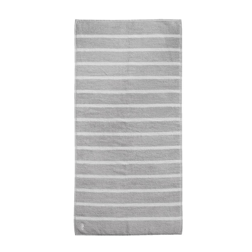 Seahorse Handtücher Seahorse Baumwolle Handtücher Streifen Grau, Baumwolle (1-St)