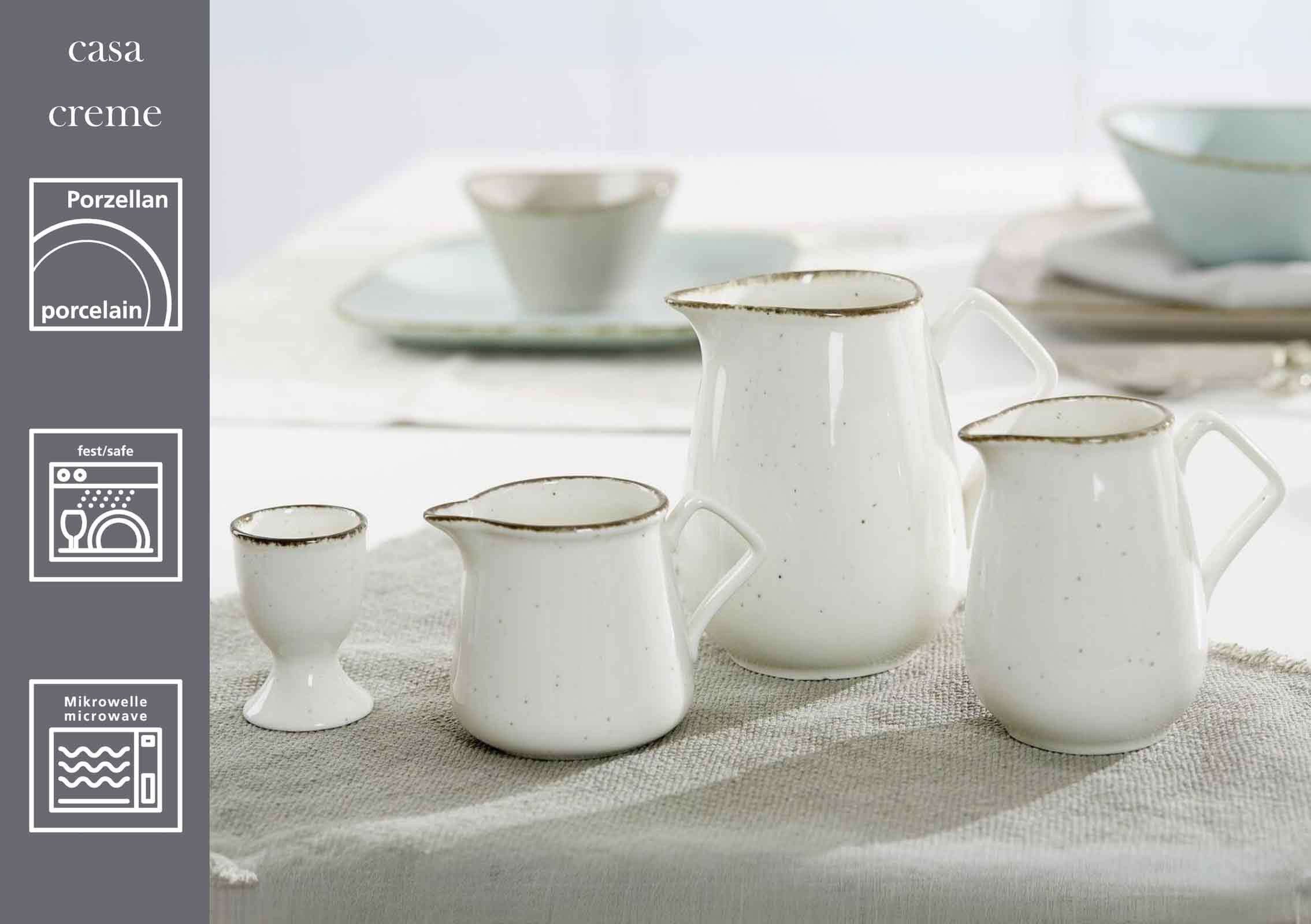 Ritzenhoff & Breker Eierbecher Casa Eierbecher ø 5 cm 6er Set, (6er Set, 6-tlg., 6x Eierbecher)