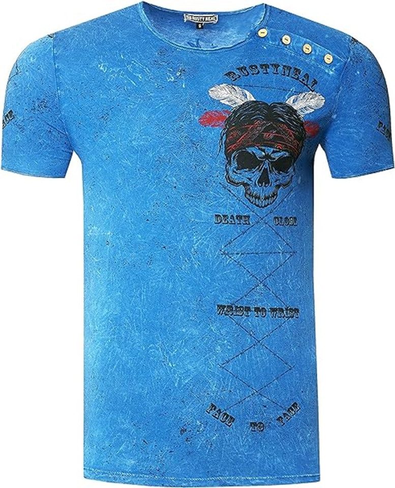 Rusty Neal T-Shirt, mit seitlichem Print günstig online kaufen