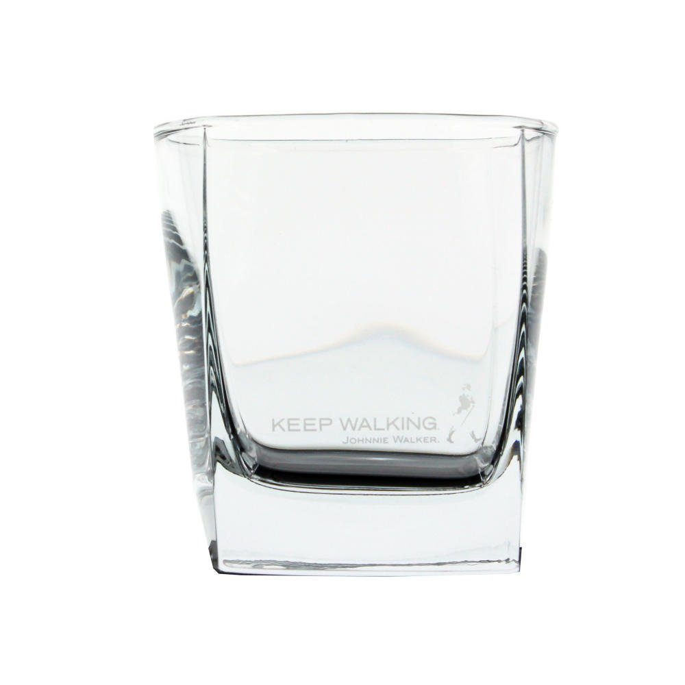 Bestrooi Tulpen marathon Johnnie Walker Whiskyglas Whisky Tumbler, Whiskyglas, kubisch, Glas, 300  ml, Glas