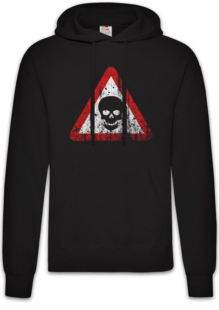 Hoodie Skull Sign Herren Hoodie Gothic Horror Schädel Medieval LARP Lovecraft