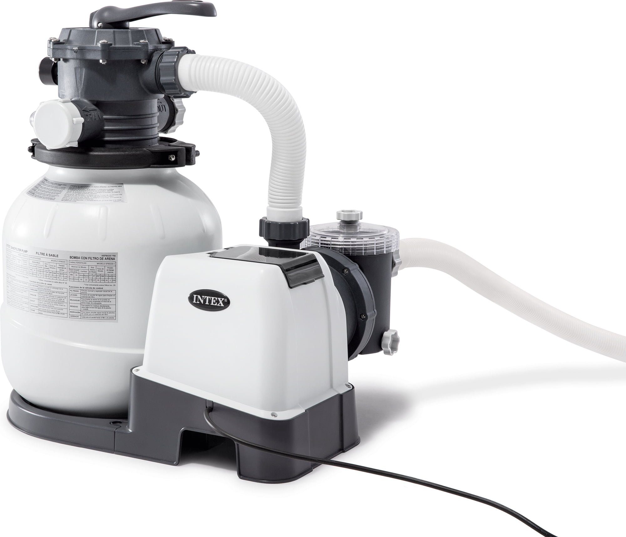 Intex Filterpumpen Sandfilteranlage Krystal Clear 6 m³