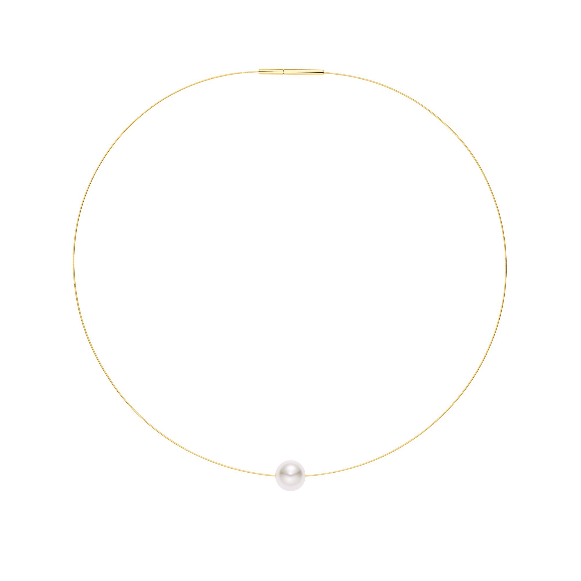 Heideman Collier Perlenkette goldfarben Perle einer Geschenkverpackung), mit (inkl