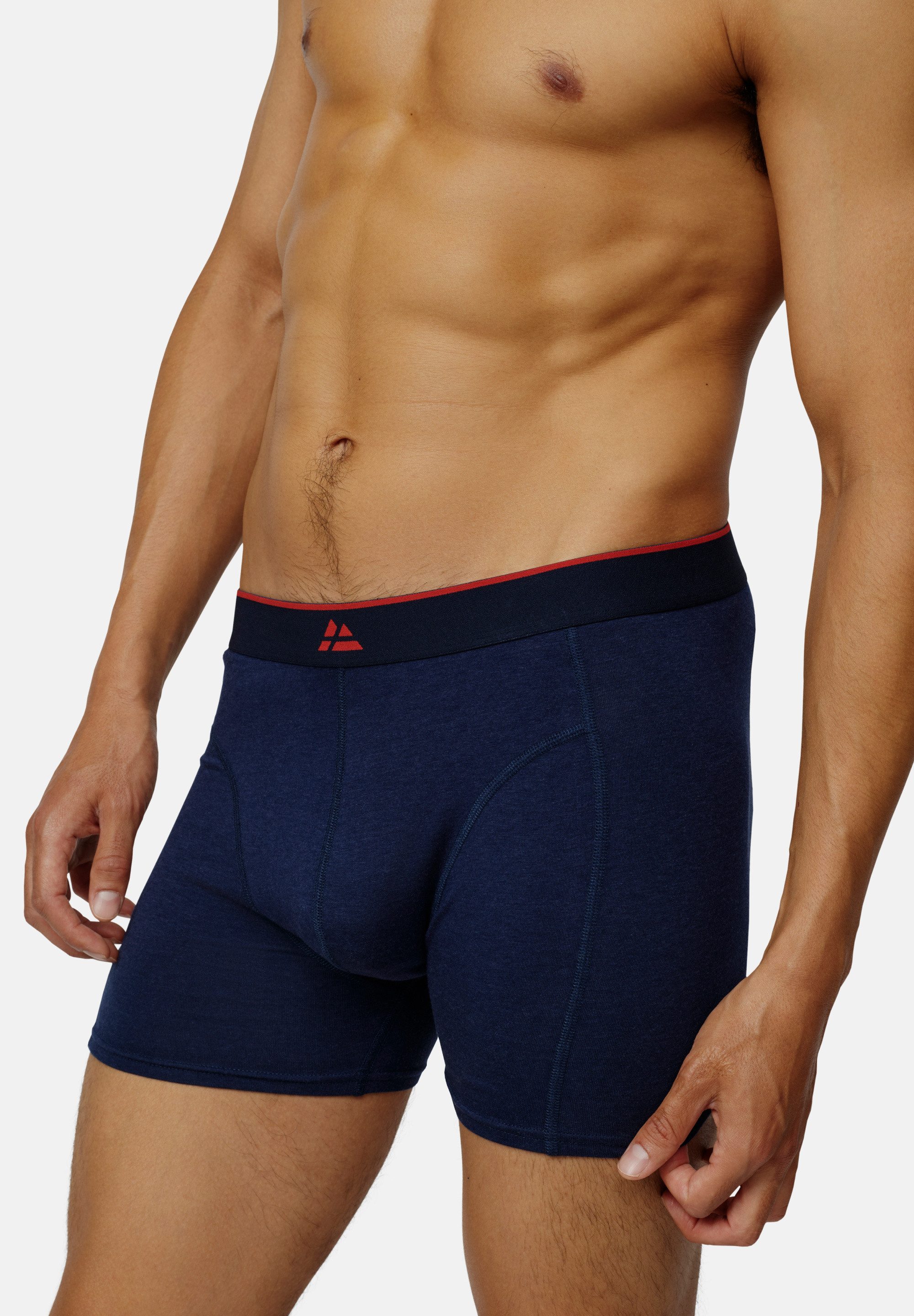 DANISH ENDURANCE Boxershorts Bamboo Trunks (10-St) Superweich mit elastischem Bund, Bambus Unterhosen für Herren