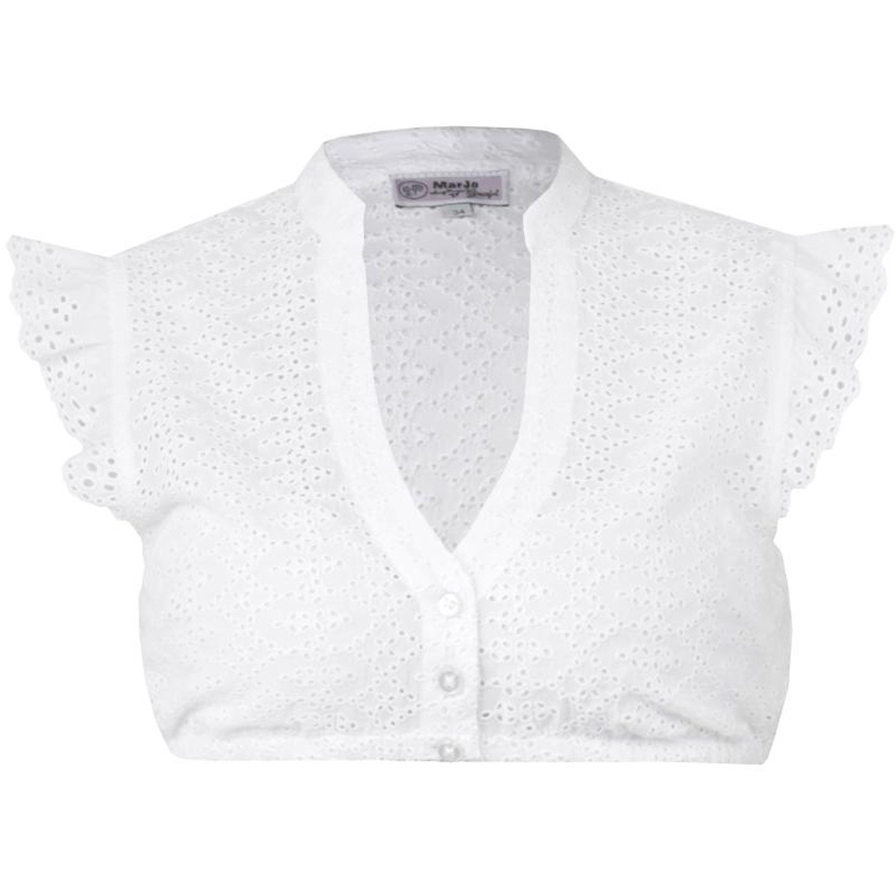 MarJo Dirndlbluse Damen Bluse 'Kemmern' Flügelarm, günstig online kaufen