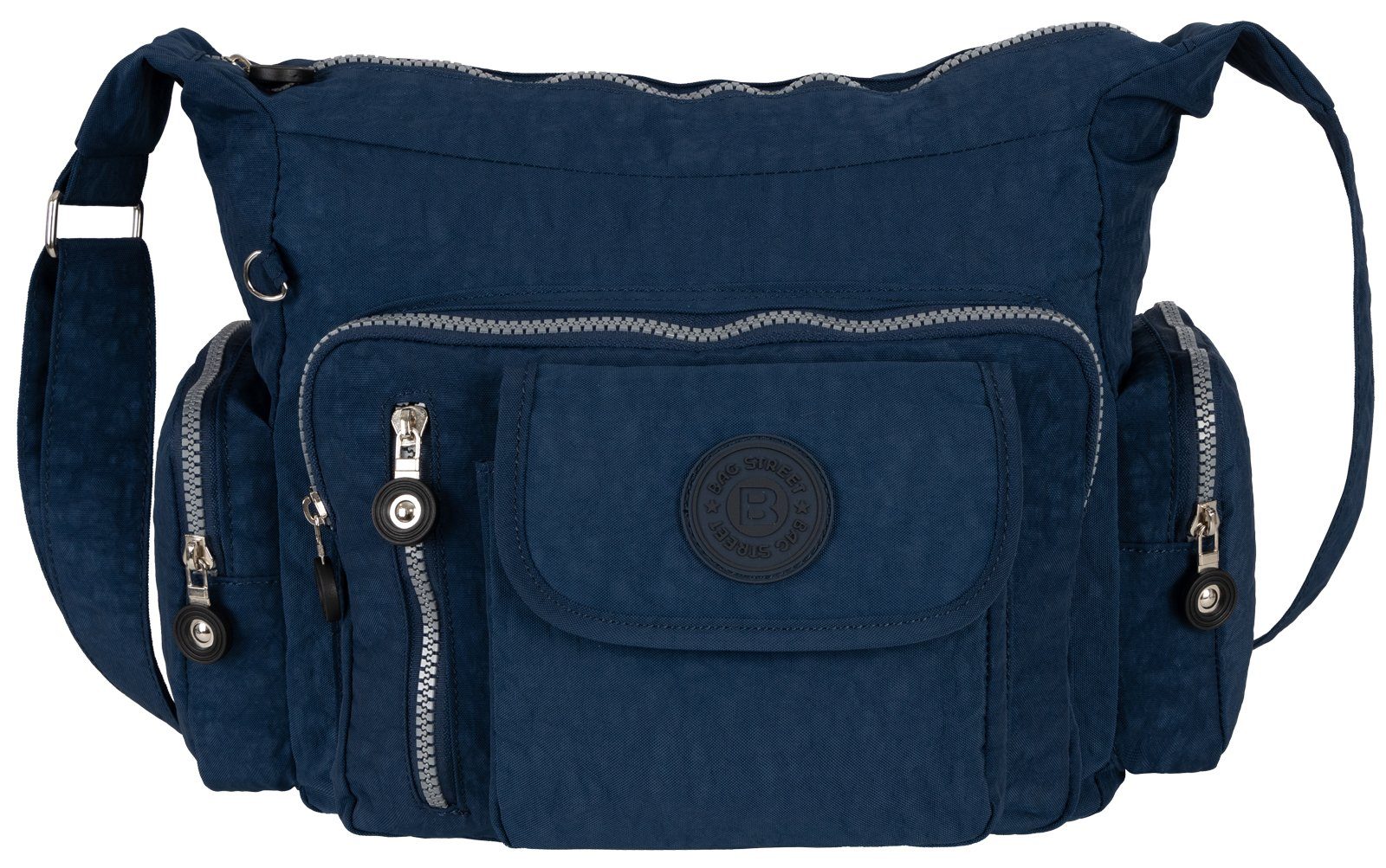 Umhängetasche Umhängetasche Umhängetasche tragbar BAG Schultertasche STREET als Schultertasche, Handtasche Blau Taupe, Damentasche