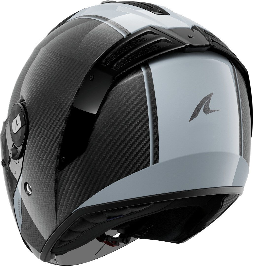 SHARK HELMETS Motorradhelm SHARK RS JET CARBON SKIN grau schwarz