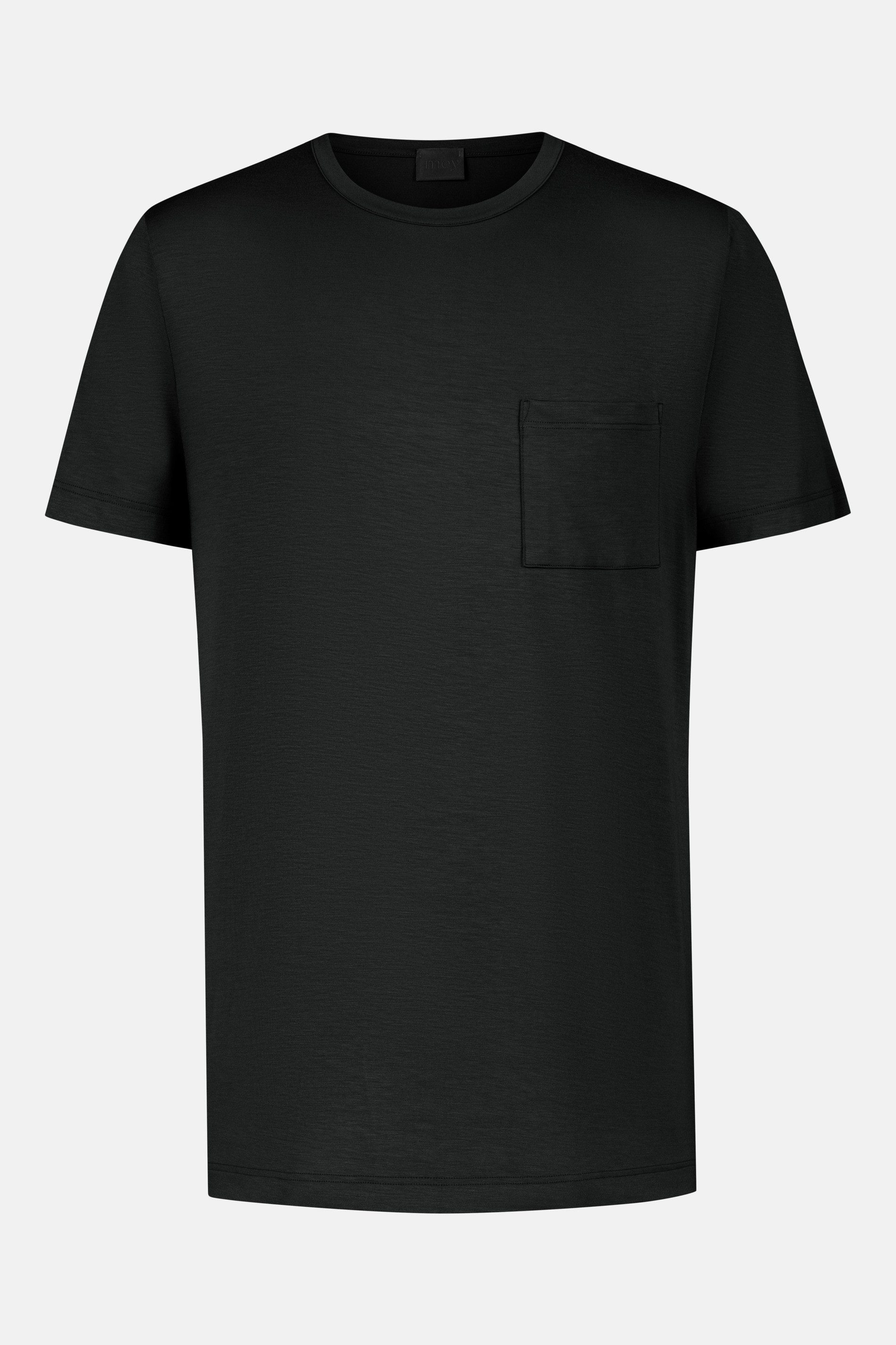 Mey Pyjamaoberteil Mey T-Shirt Serie Jefferson Uni T-Shirt (1-tlg) Basic Shirt, zeitloses Design, weiches Modal, purer Komfort