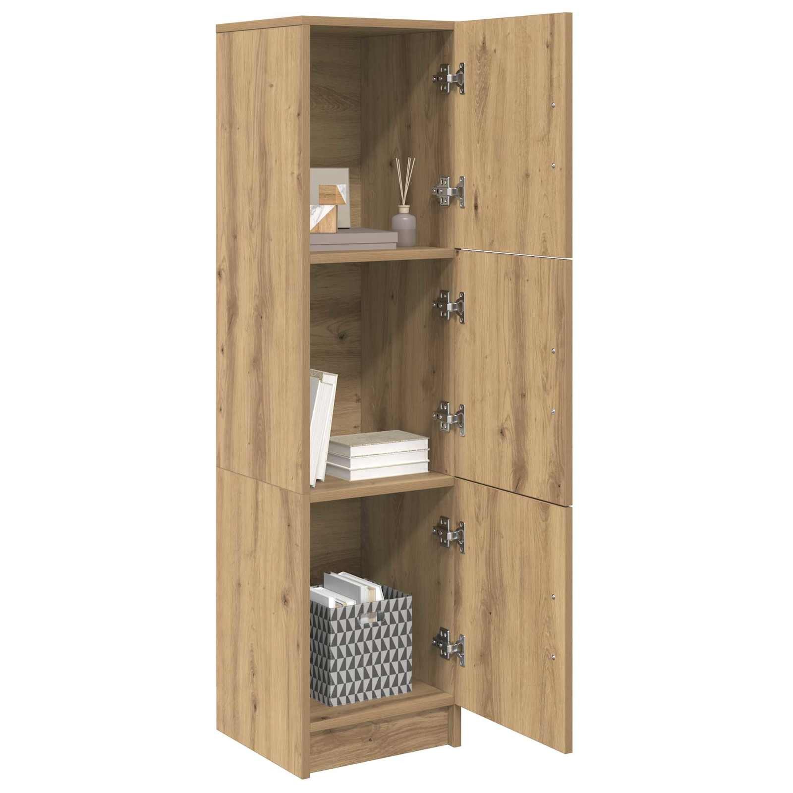 vidaXL Highboard Highboard Artisan-Eiche 31,5 x 32 x 122,5 cm (1 St)