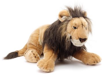 Uni-Toys Kuscheltier Löwe, liegend - 70 cm (Länge) - Plüsch-Wildtier - Plüschtier, zu 100 % recyceltes Füllmaterial