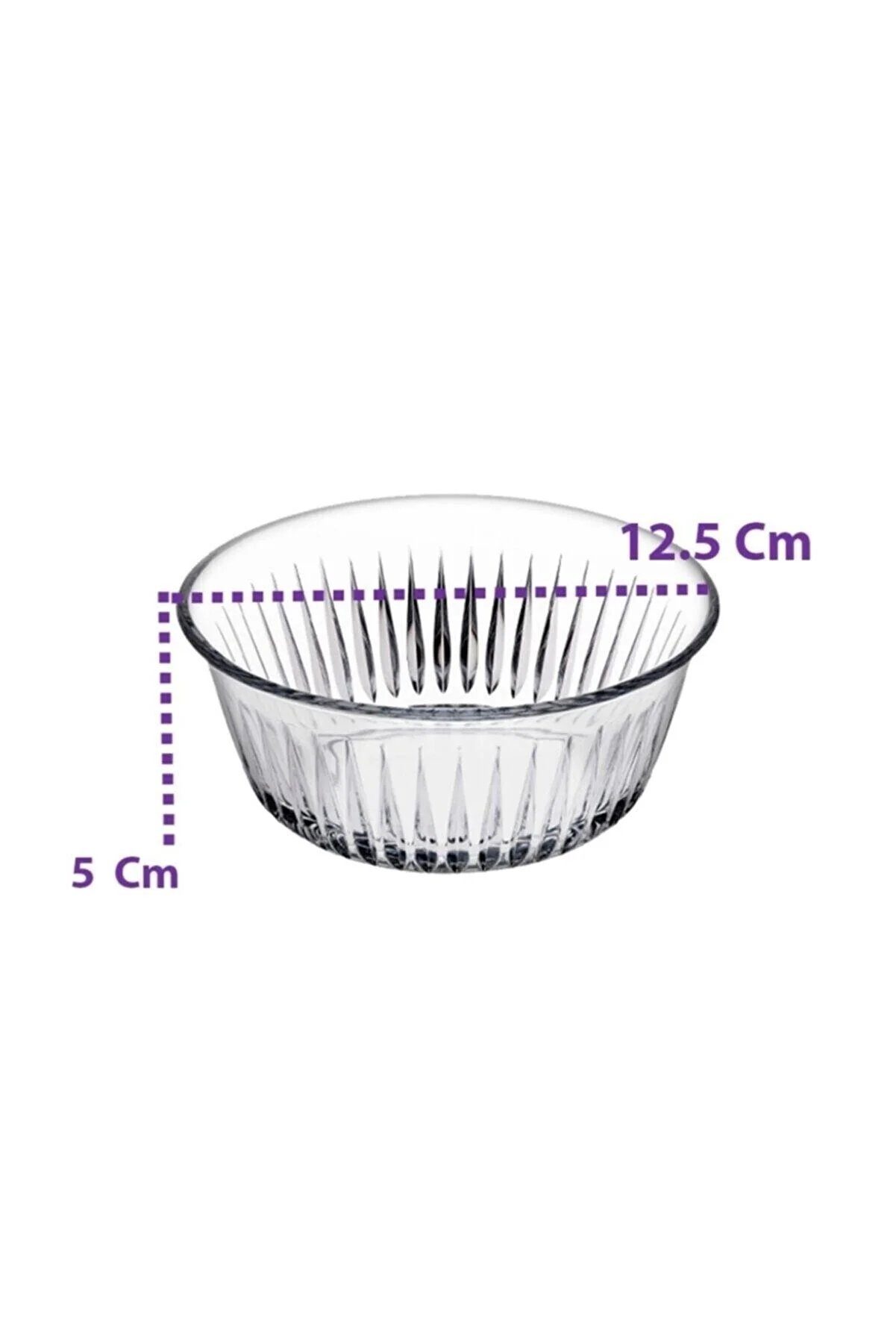 Pasabahce Schale 6er Frezya Schale 330cc Snackschale aus Glas Lebensmittelbehälter, (6-tlg) – Bild 4 von 4