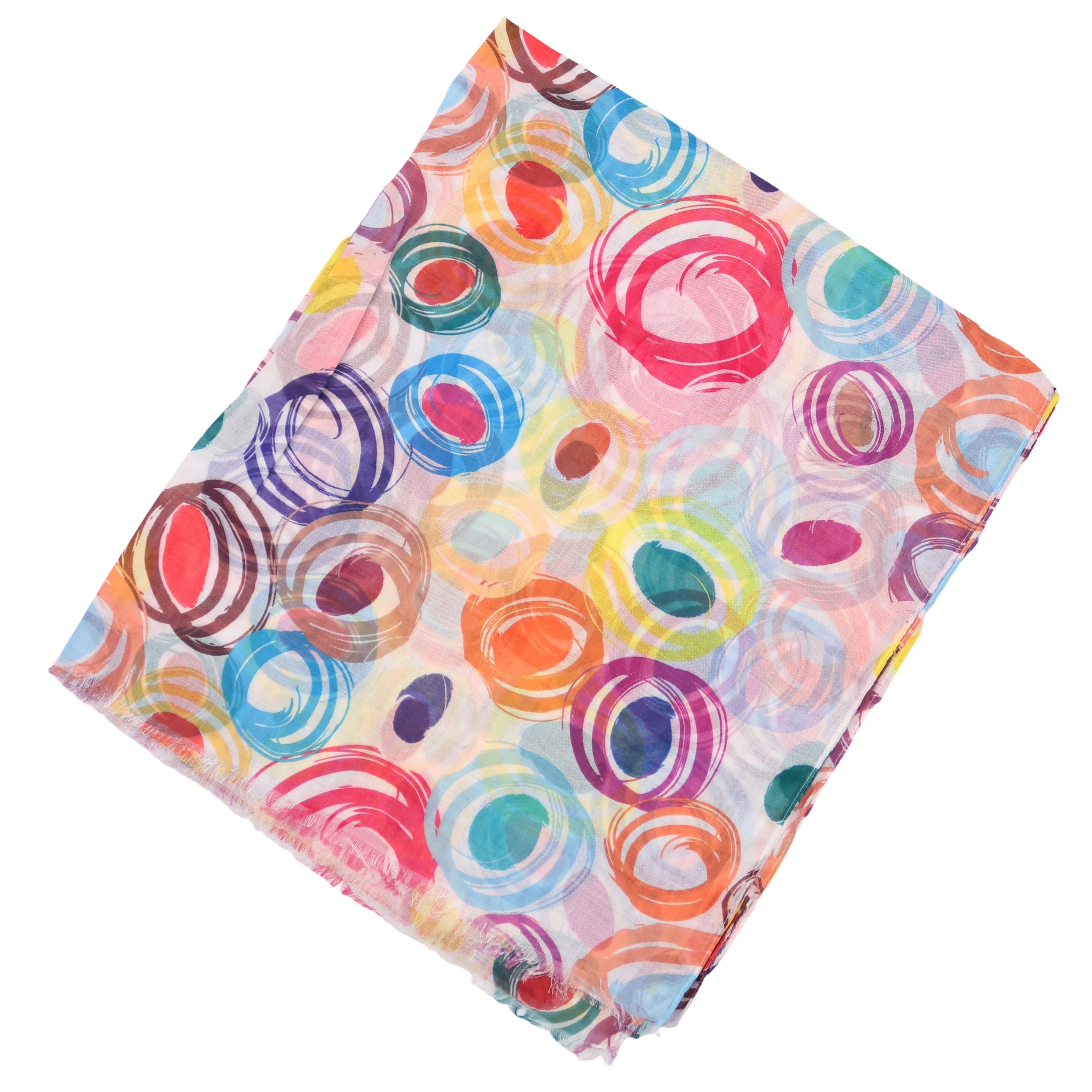 MIRROSI Modeschal Weicher & Leicht Großes Schal, ca.75x180cm, Bunt Print Kr günstig online kaufen