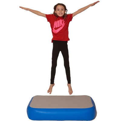 e4fun Sportmatte Air Block, aufblasbarer Trainingsblock 100x60x20 cm Gymnastikmatte