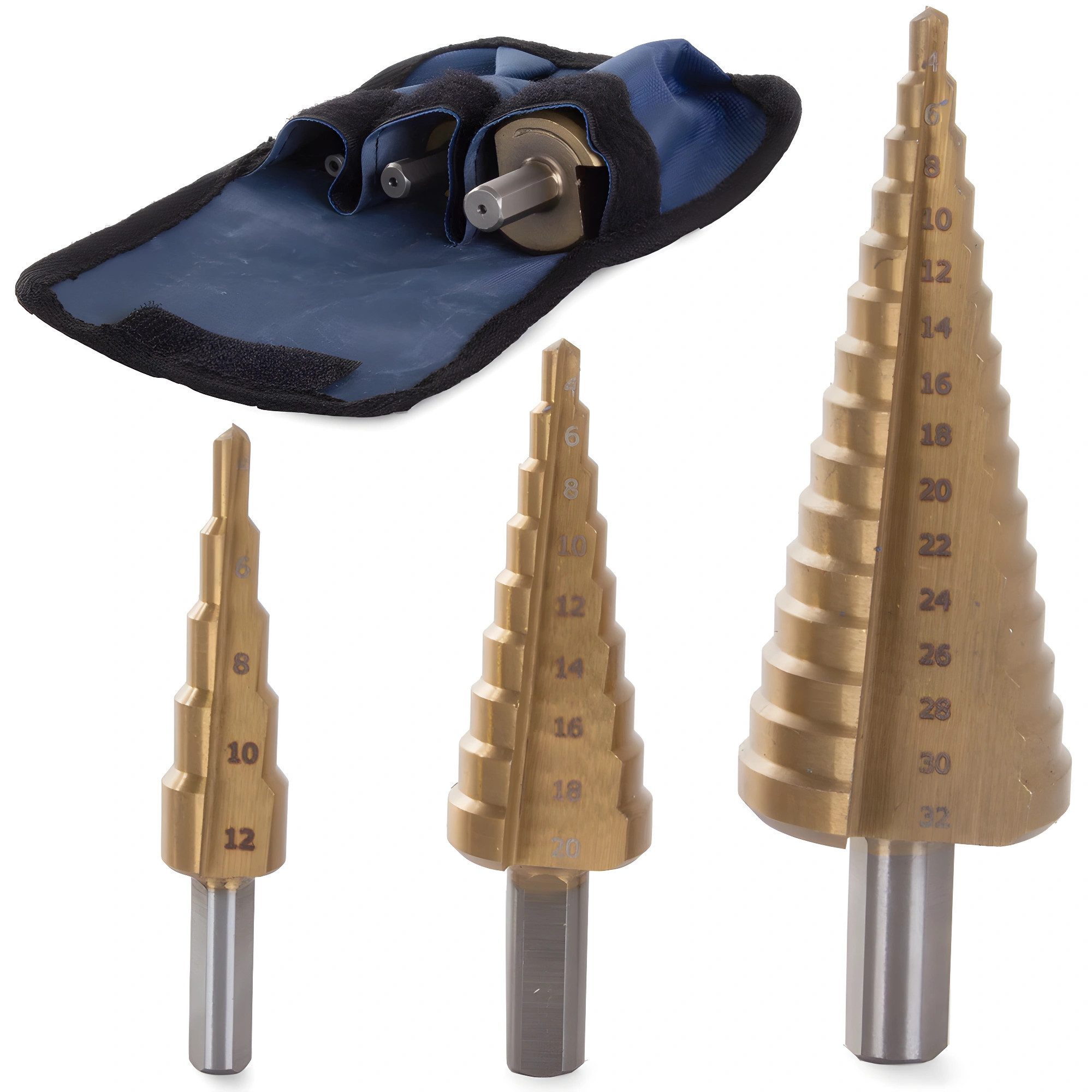VERK GROUP Stufenbohrer Stufenbohrer Set Metallbohrer günstig online kaufen