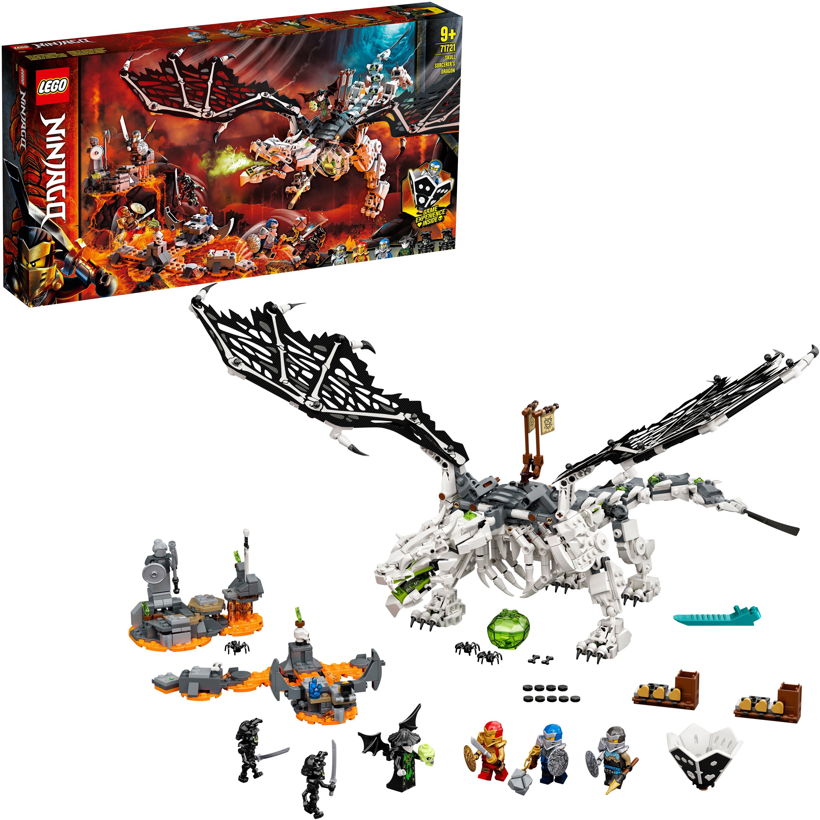 Image of LEGO 71721 Drache des Totenkopfmagiers Spielset, Mehrfarbig